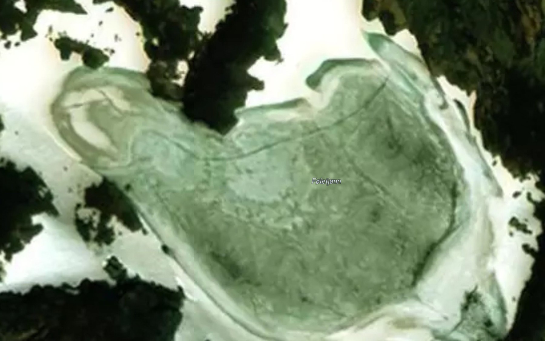 Satellite map of the Foletjonn