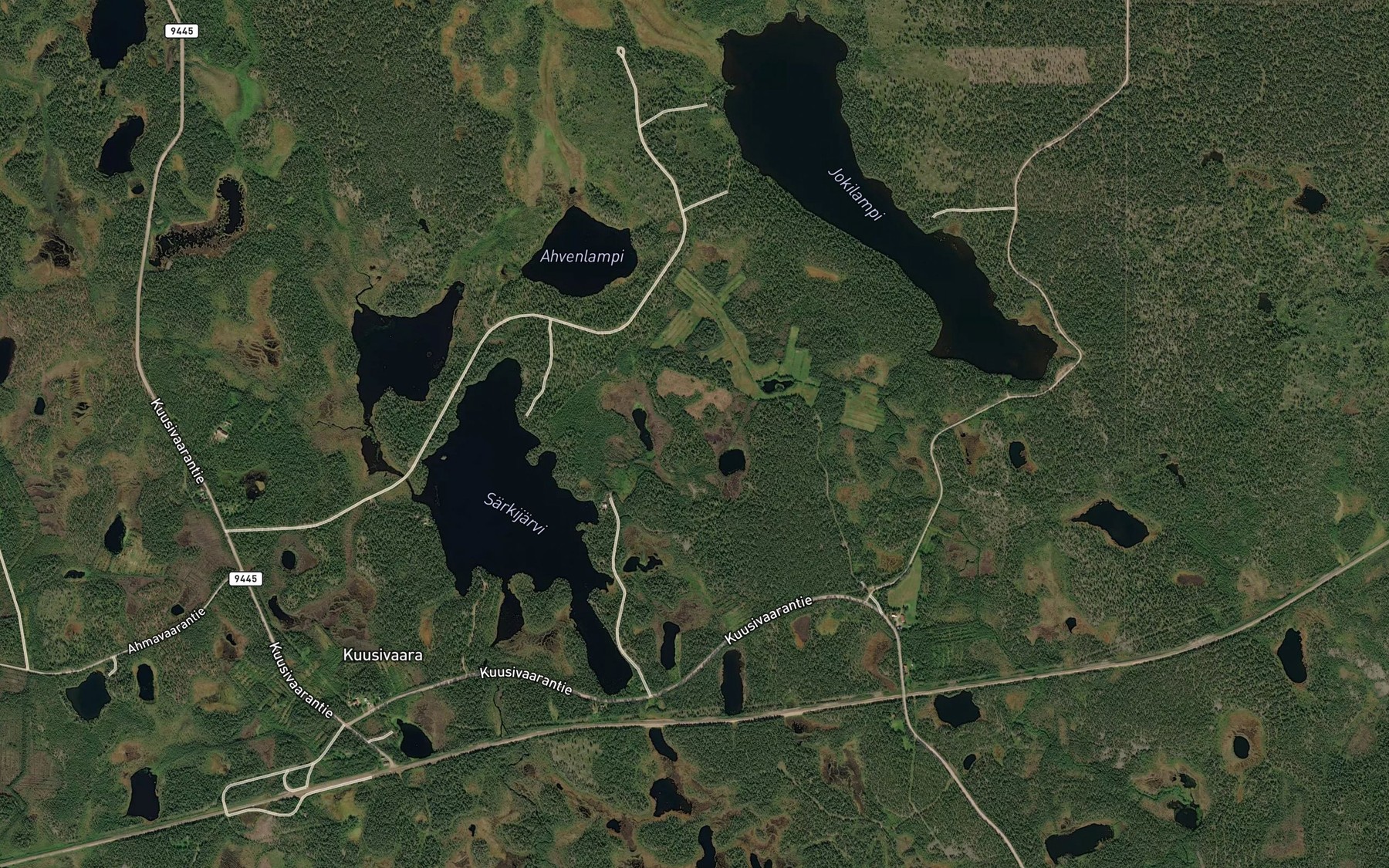 Satellite map of the Jokilampi