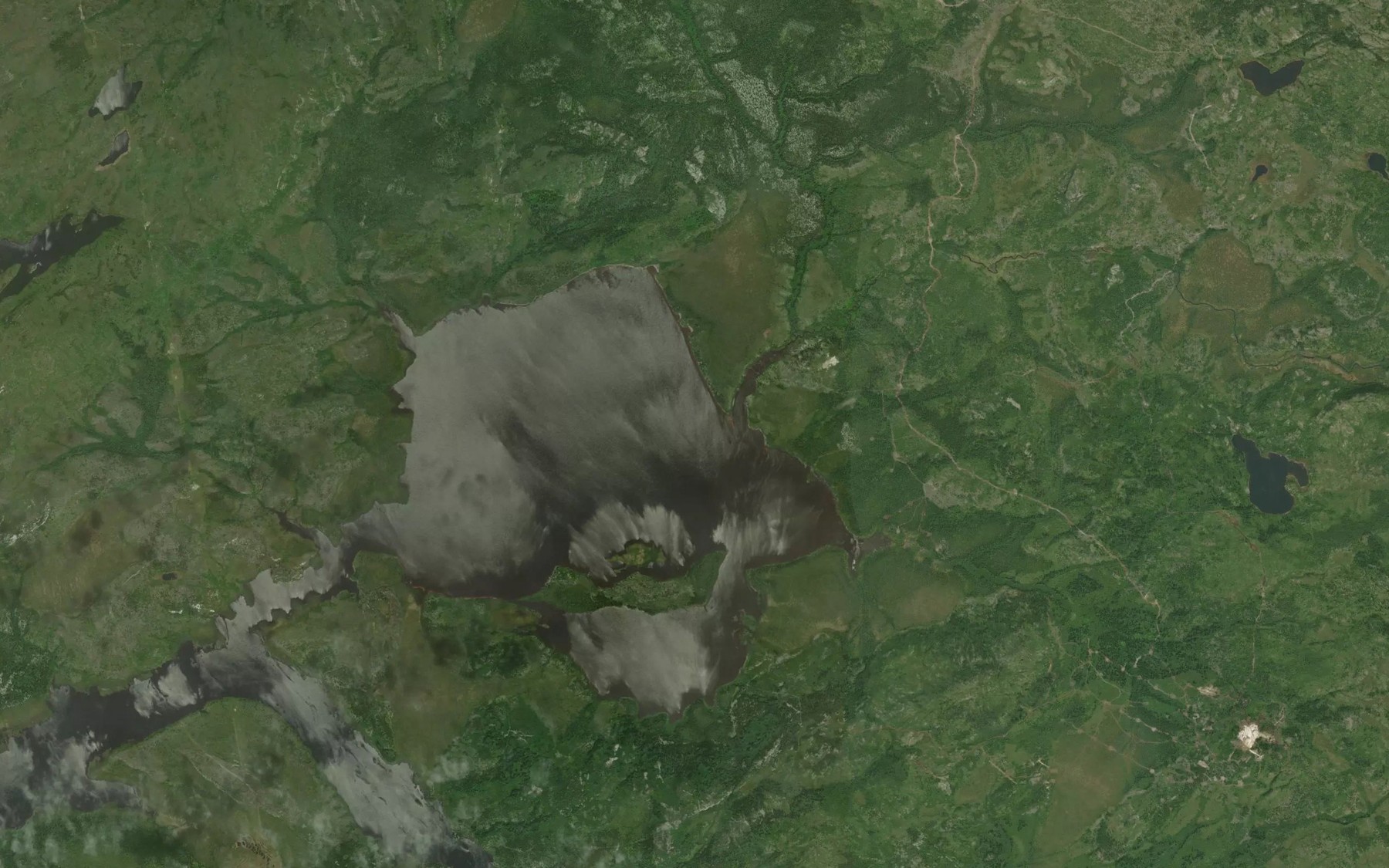Satellite map of the Baie Kapichin
