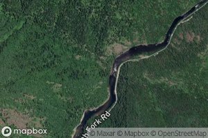 Satellite map of the Bates Creek
