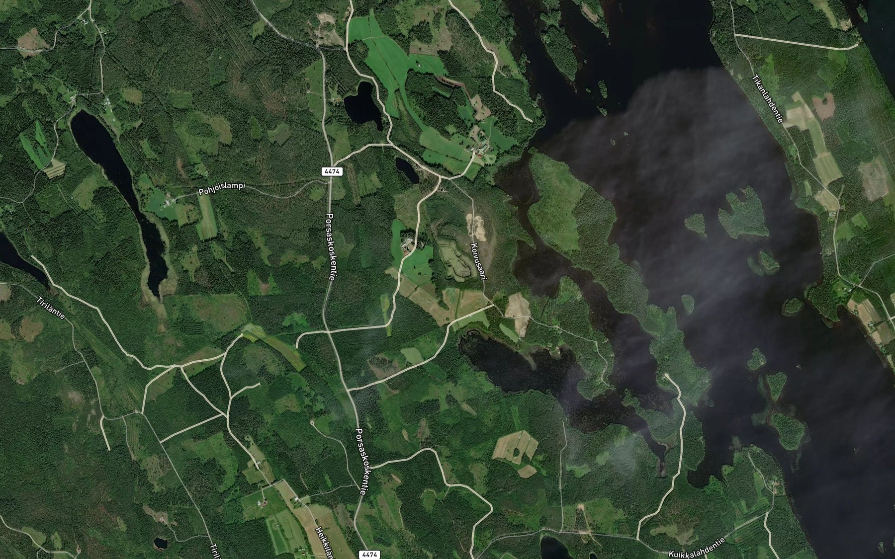 Satellite map of the Laihalampi