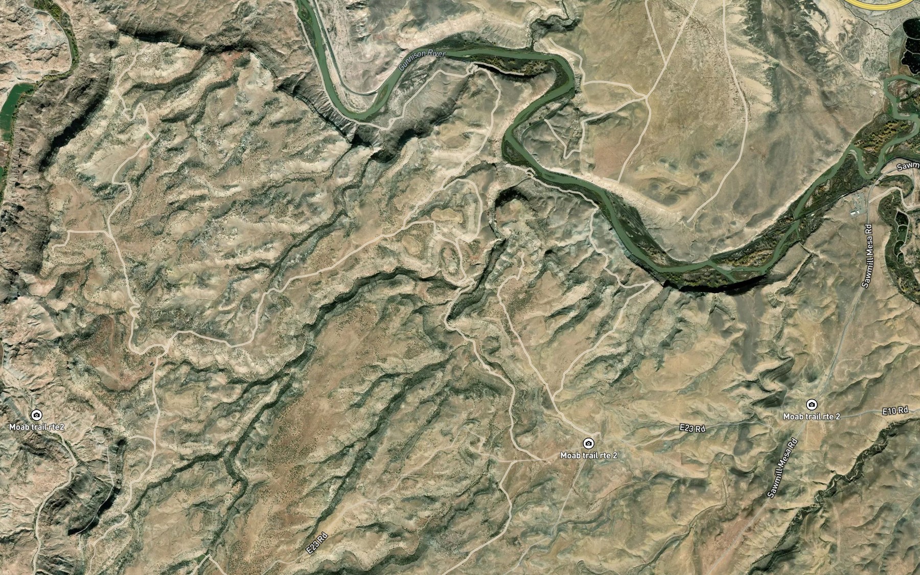 Satellite map of the Negro Spring Number 1