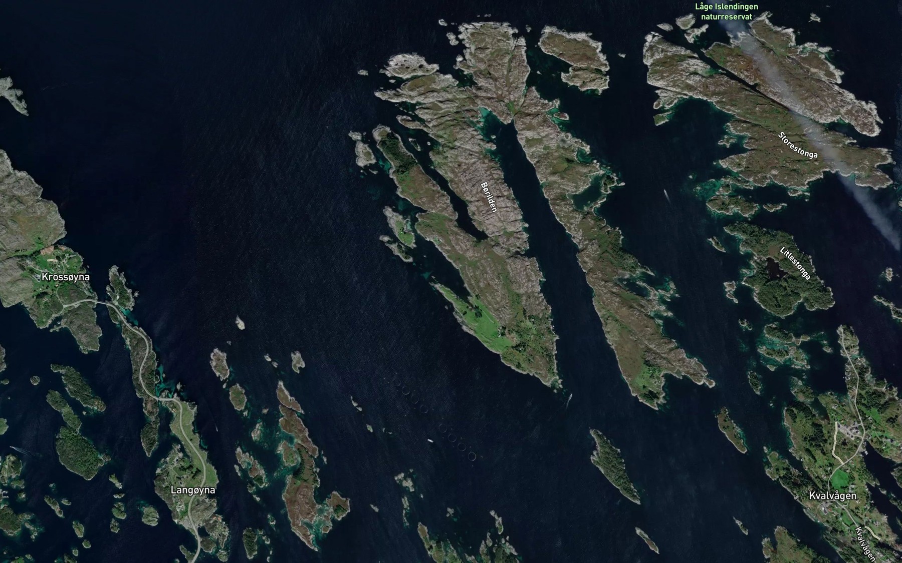 Satellite map of the Borildvagen