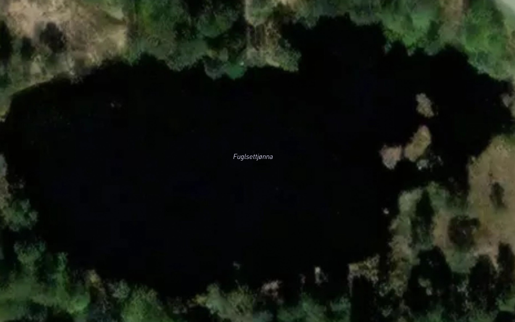 Satellite map of the Fuglsettjonna