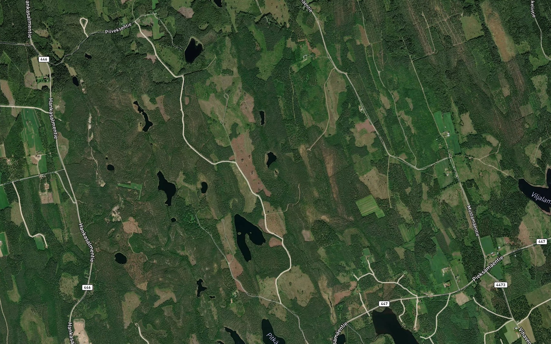 Satellite map of the Suvannonlampi