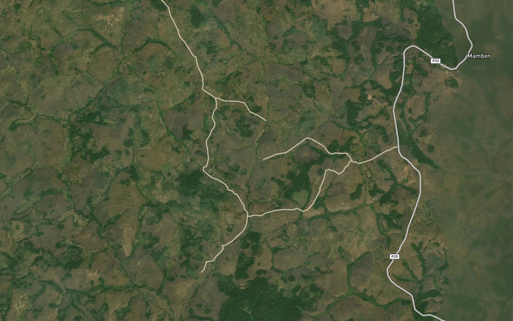 Satellite map of the Gain