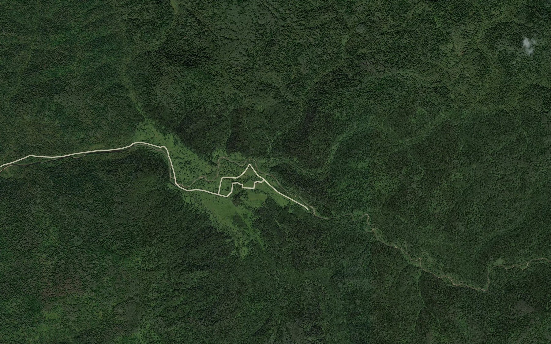 Satellite map of the Zhulanovka