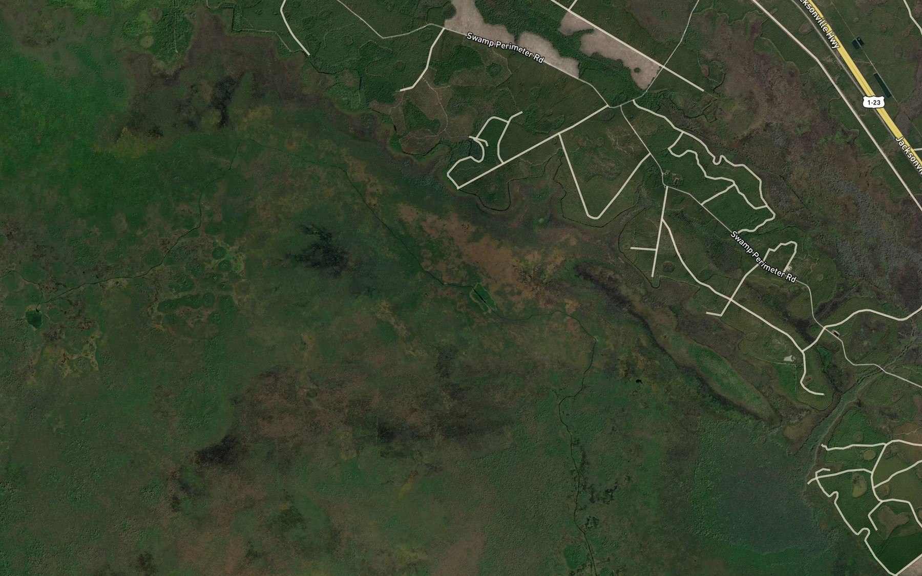 Satellite map of the Ohio Lake