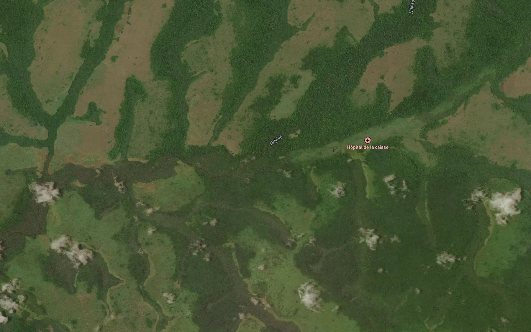 Satellite map of the Tigbe