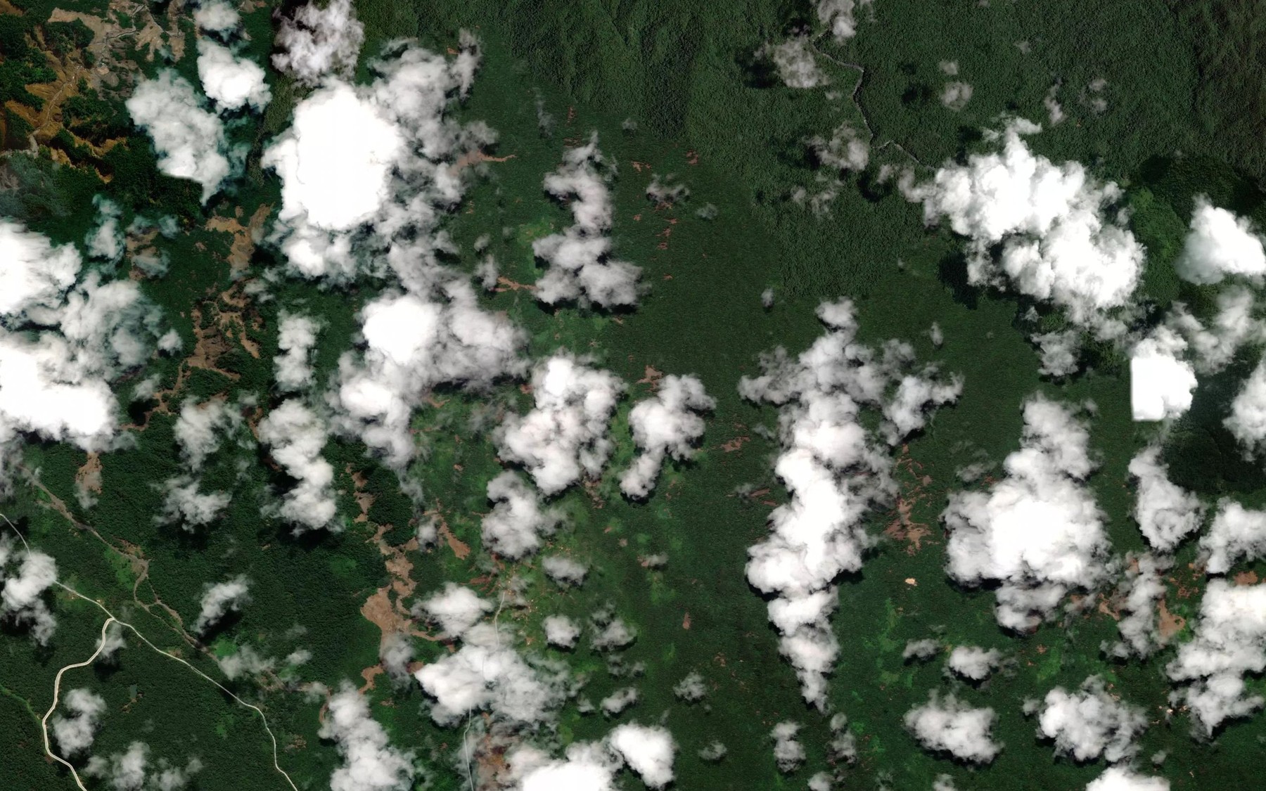 Satellite map of the Harabia River