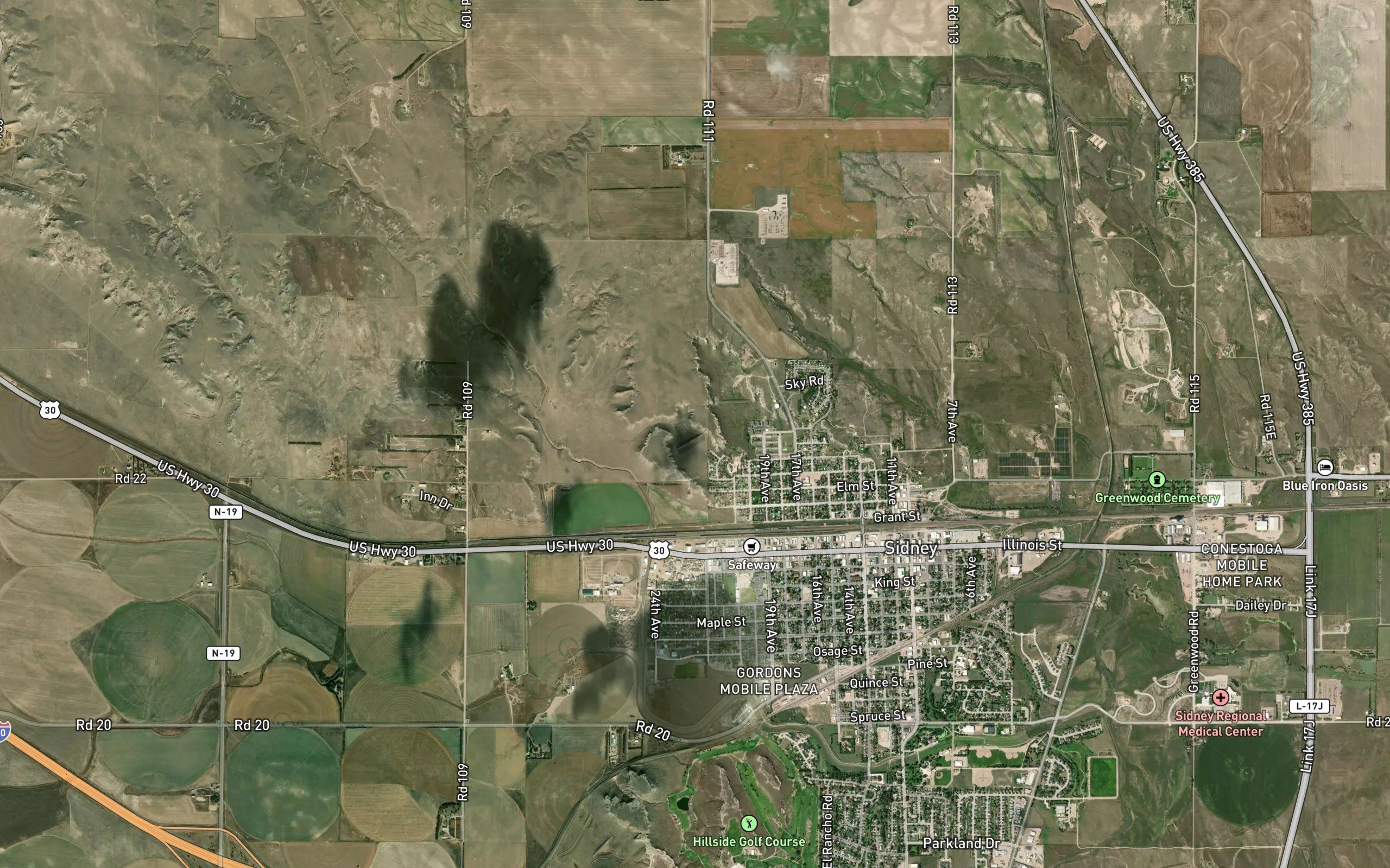 Sidney West Reservoir