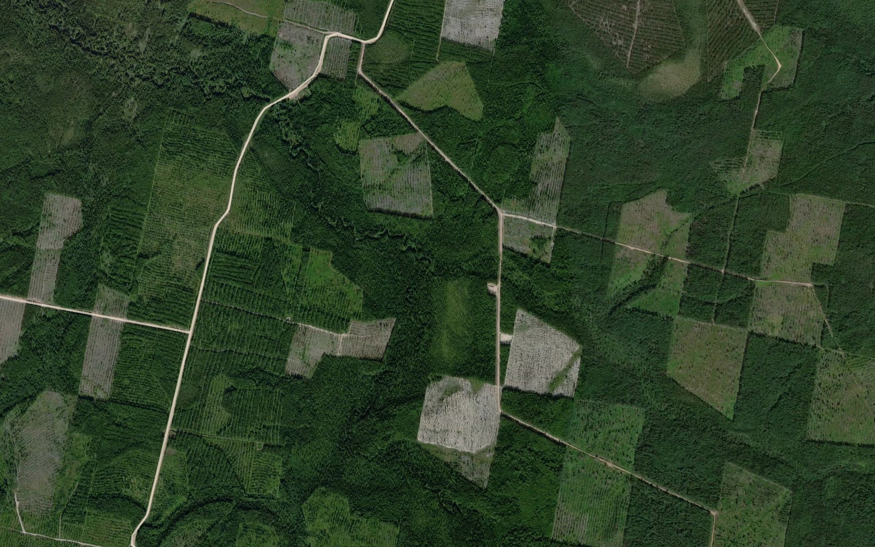 Satellite map of the Raka