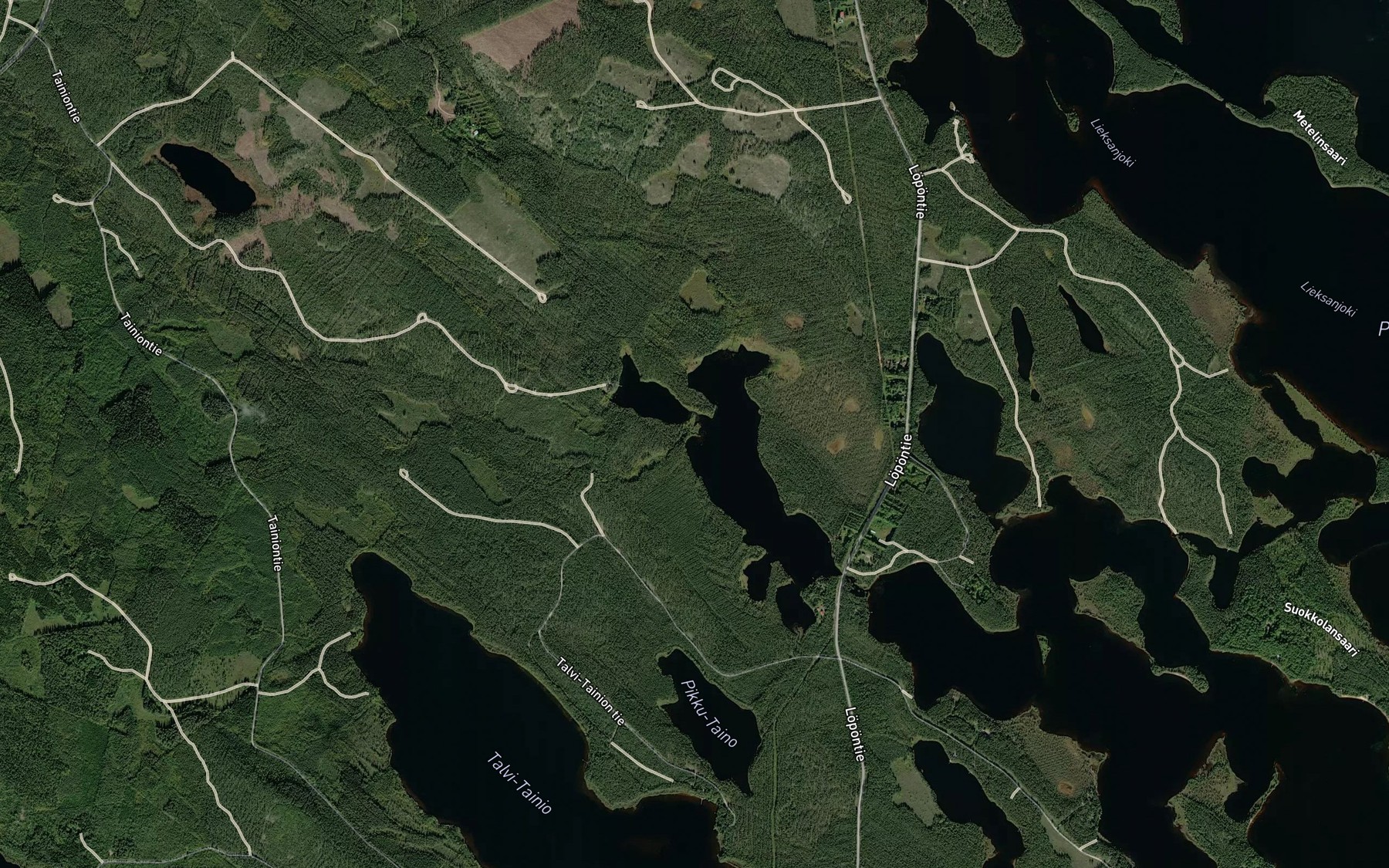 Satellite map of the Kortepuro