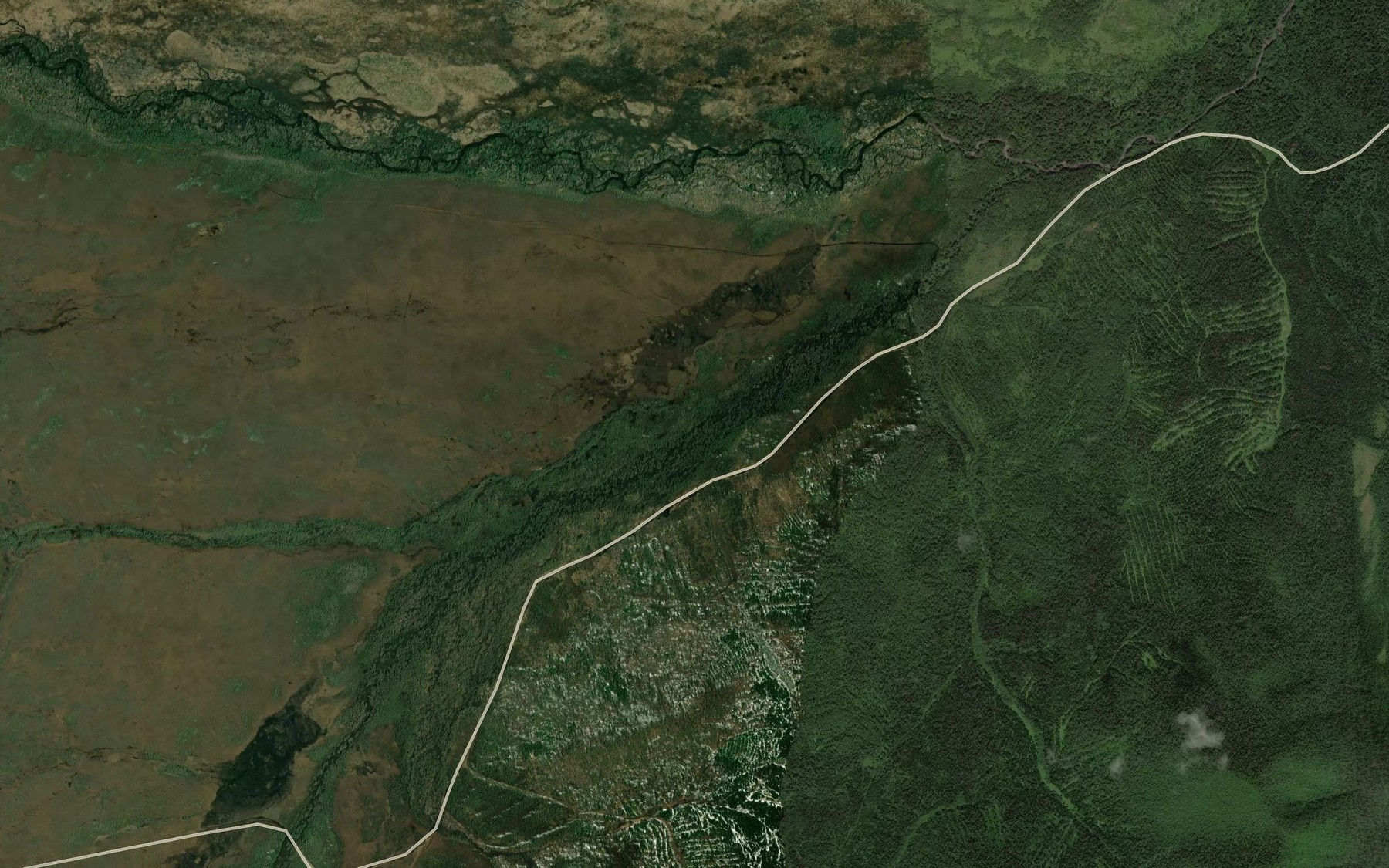 Satellite map of the Pravyye Gari-Makit