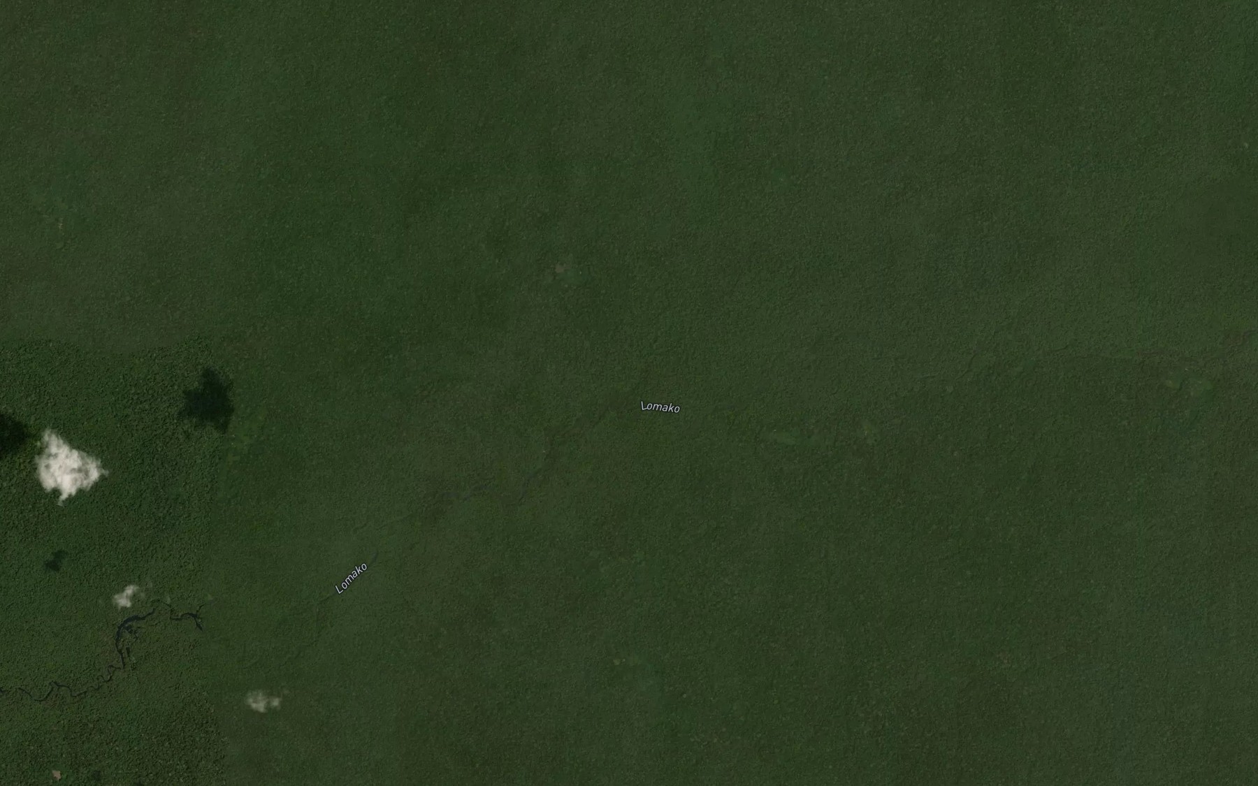 Satellite map of the Losombo