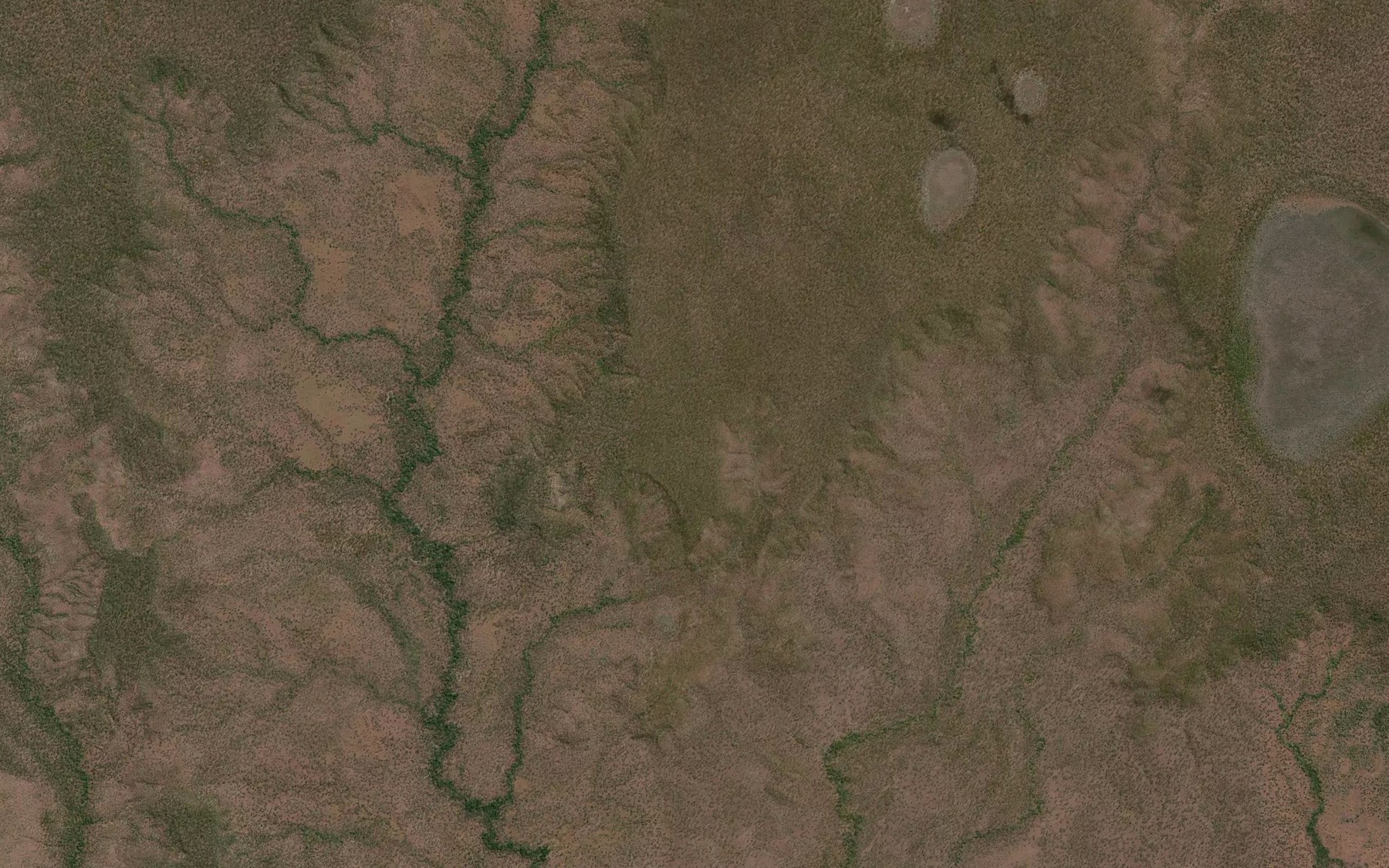 Satellite map of the Catfish Lagoon