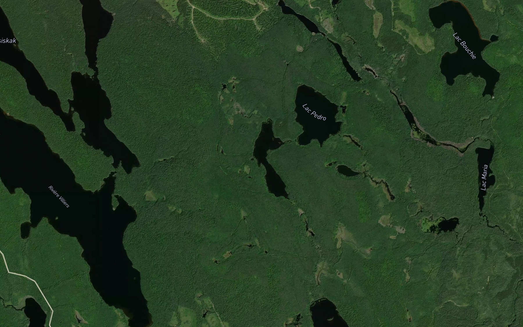 Satellite map of the Lac Bruno
