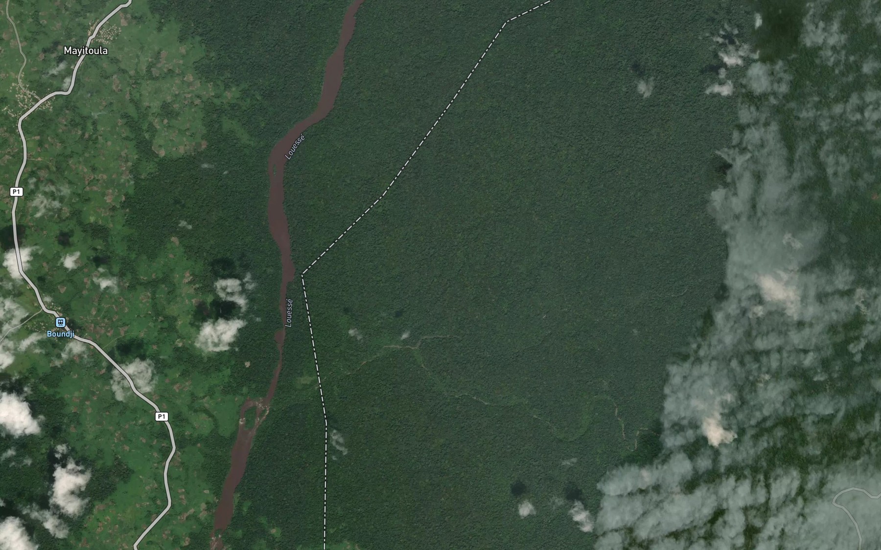 Satellite map of the Mahitoula II