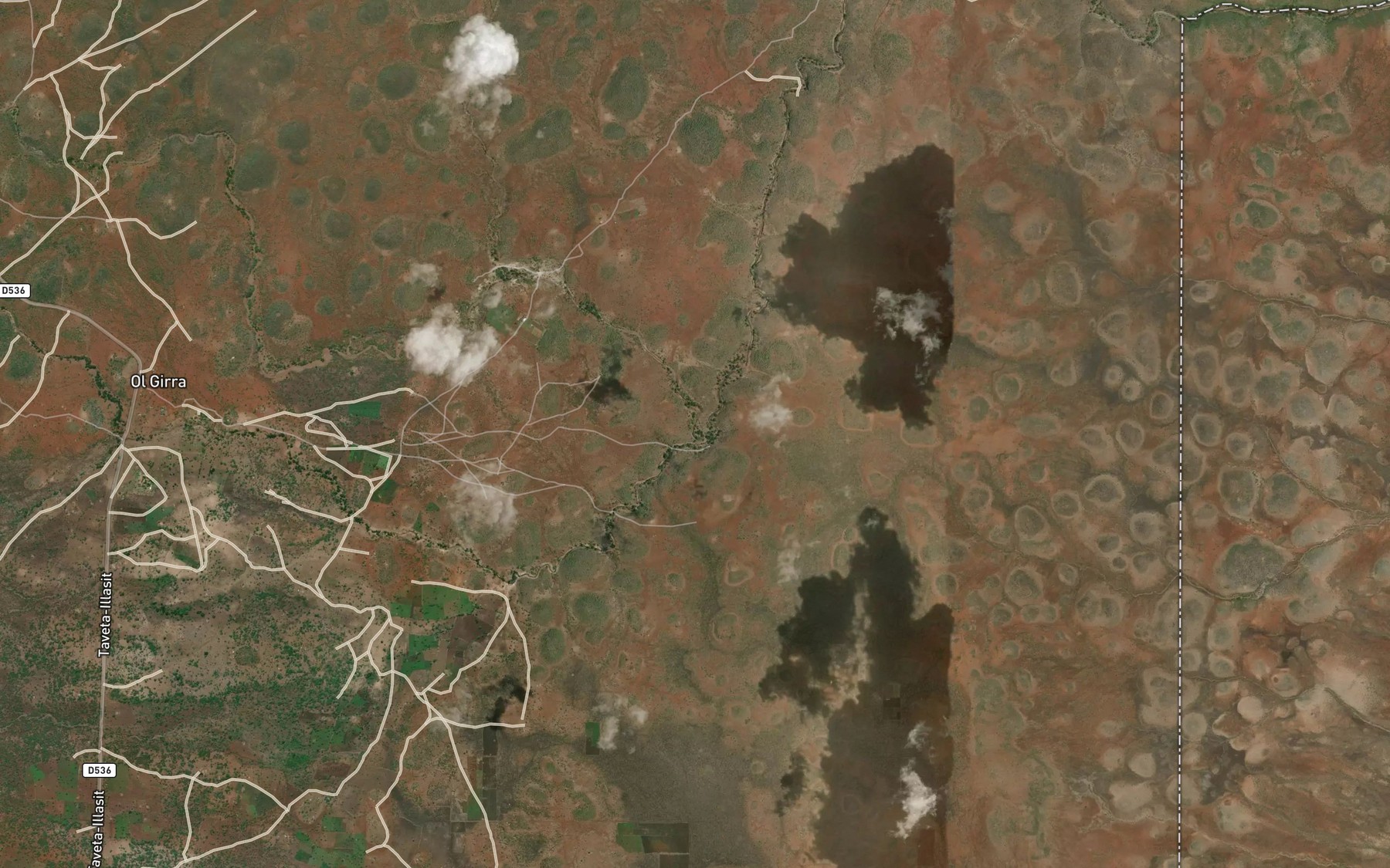 Satellite map of the Ol Ariak