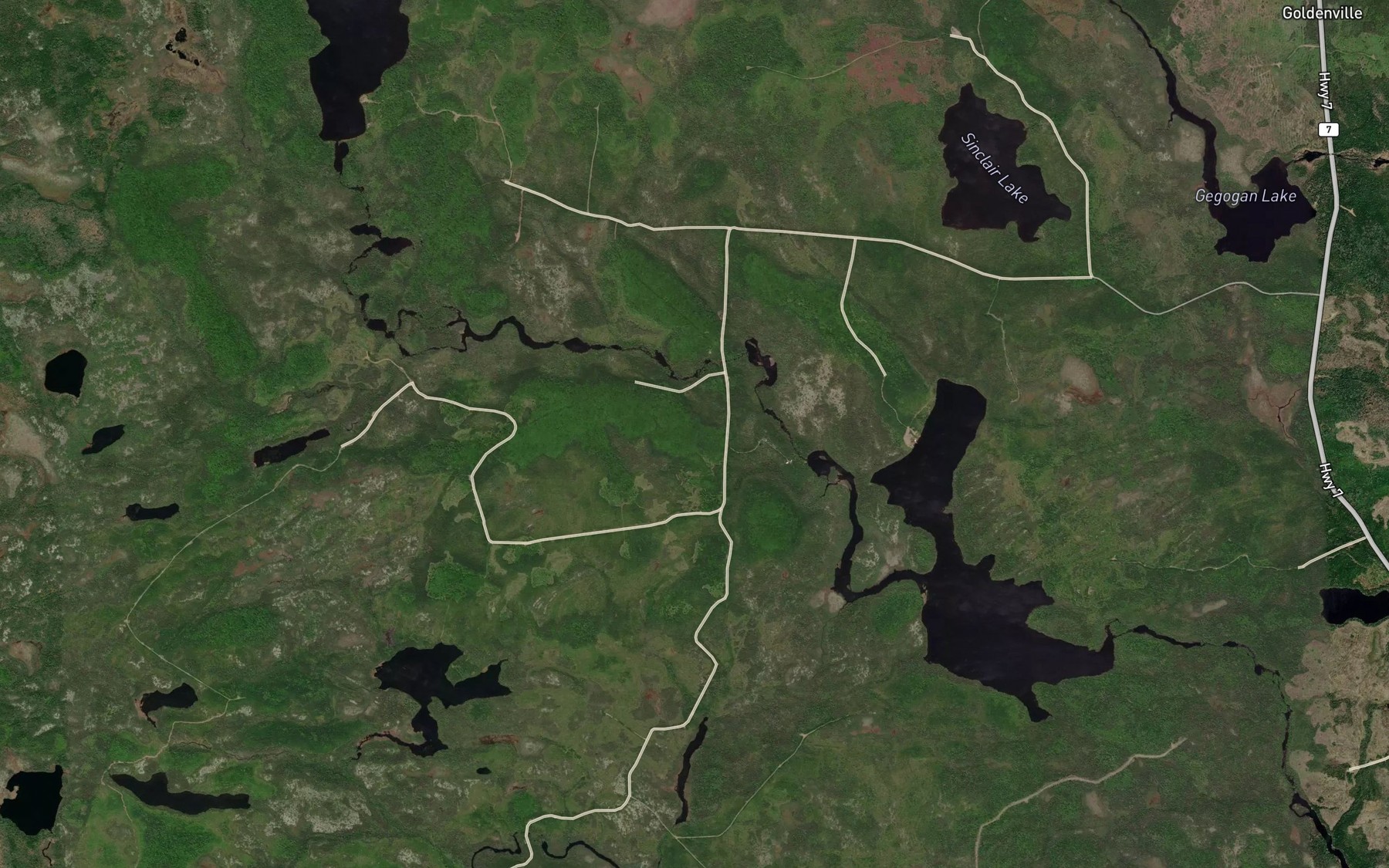 Satellite map of the Mount Pool
