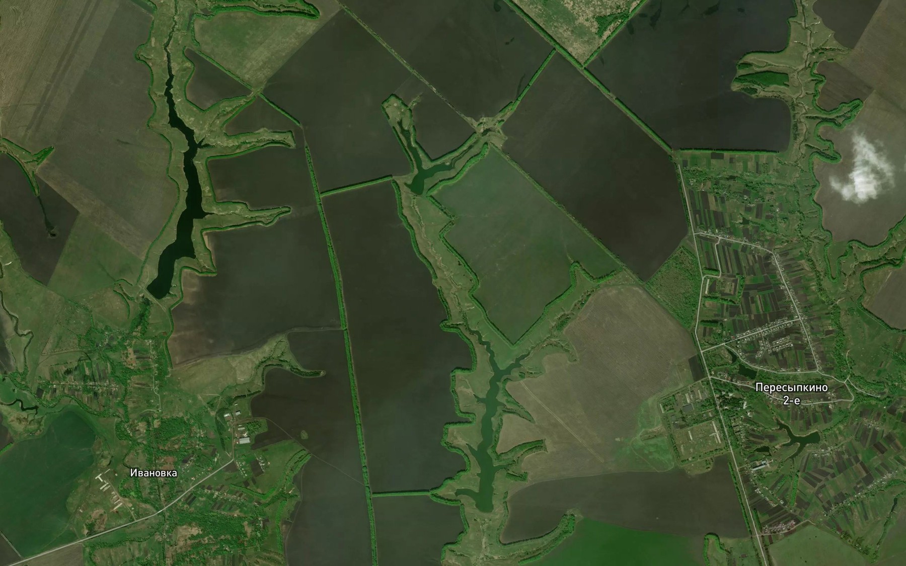 Satellite map of the Balka Gryaznukha