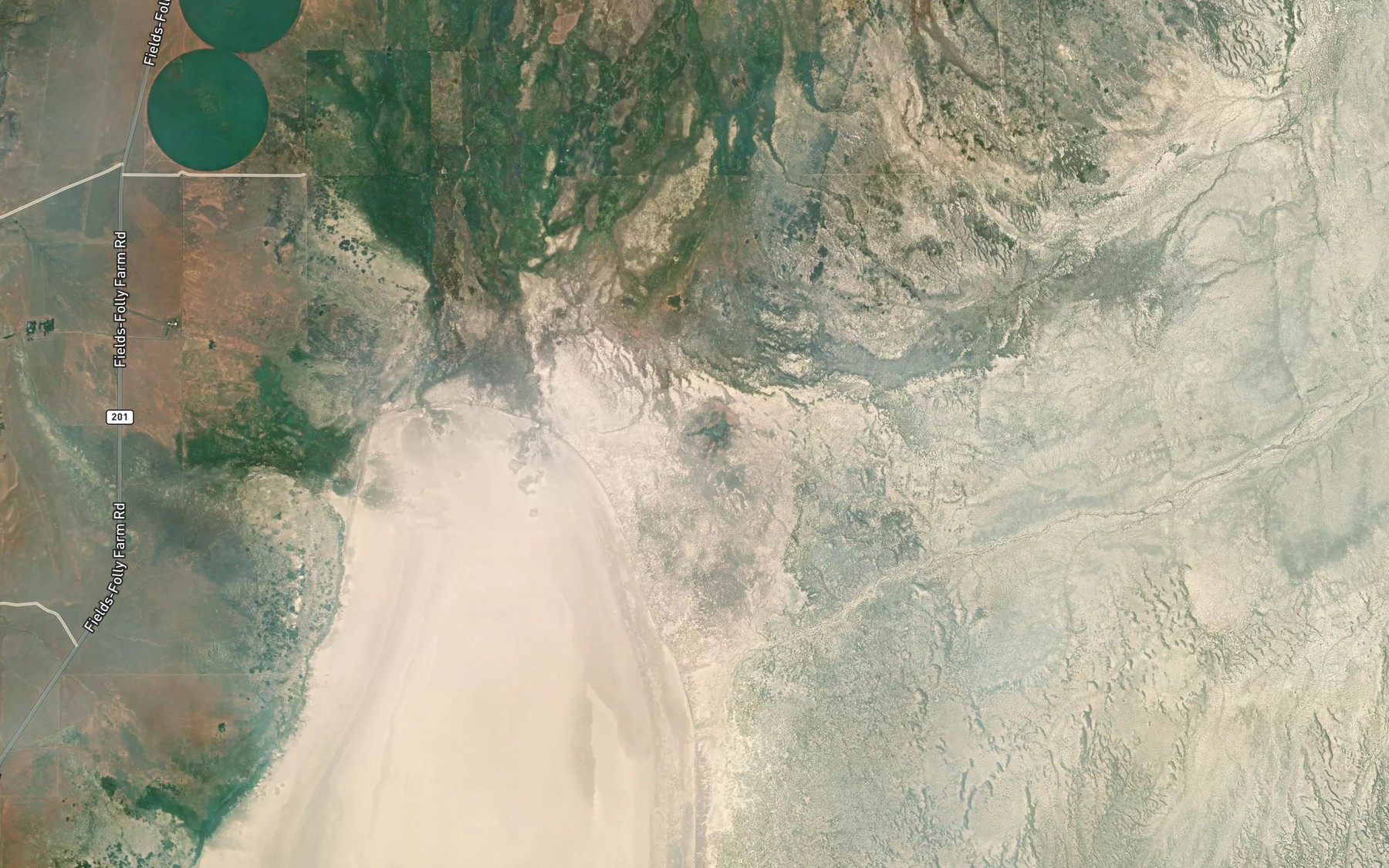 Satellite map of the Dixon Spring