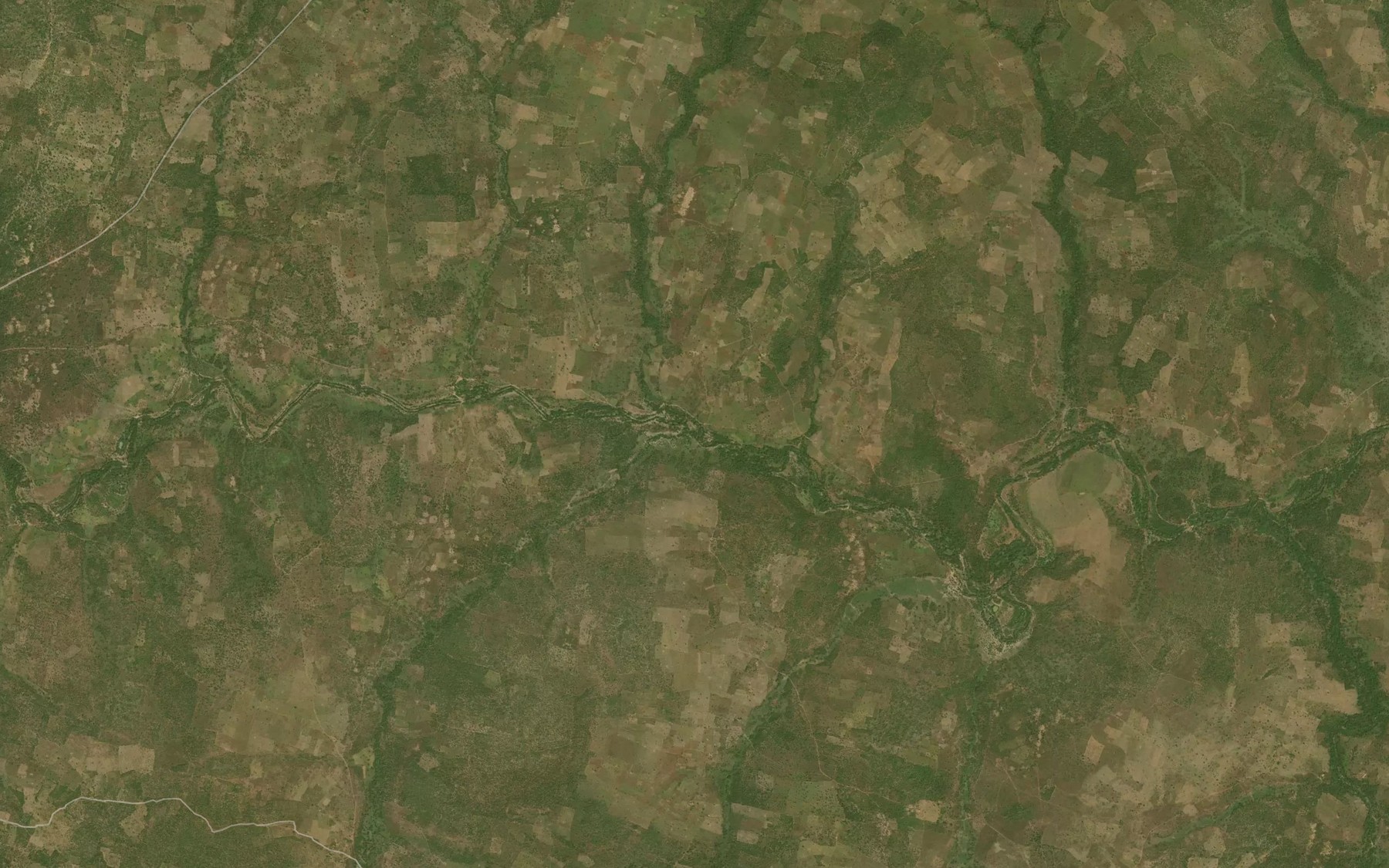 Satellite map of the River Pore