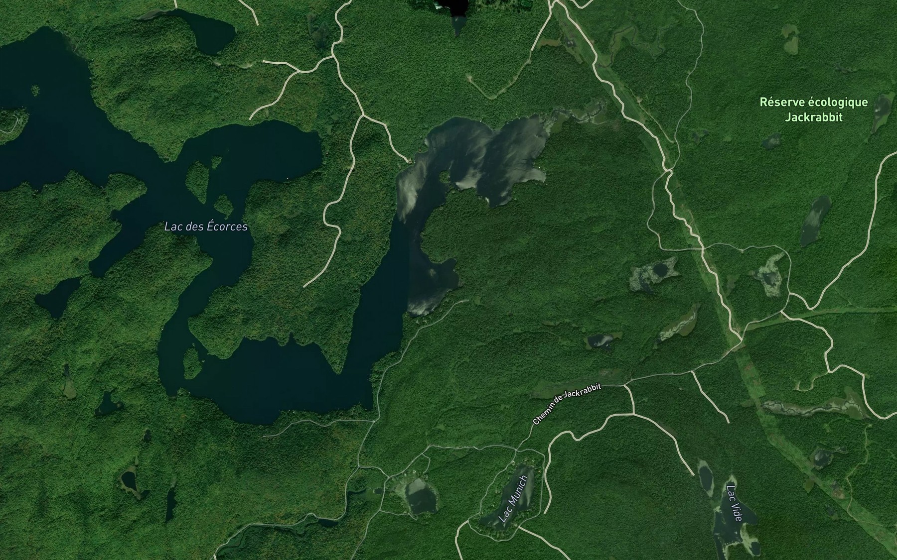 Satellite map of the Baie Cope