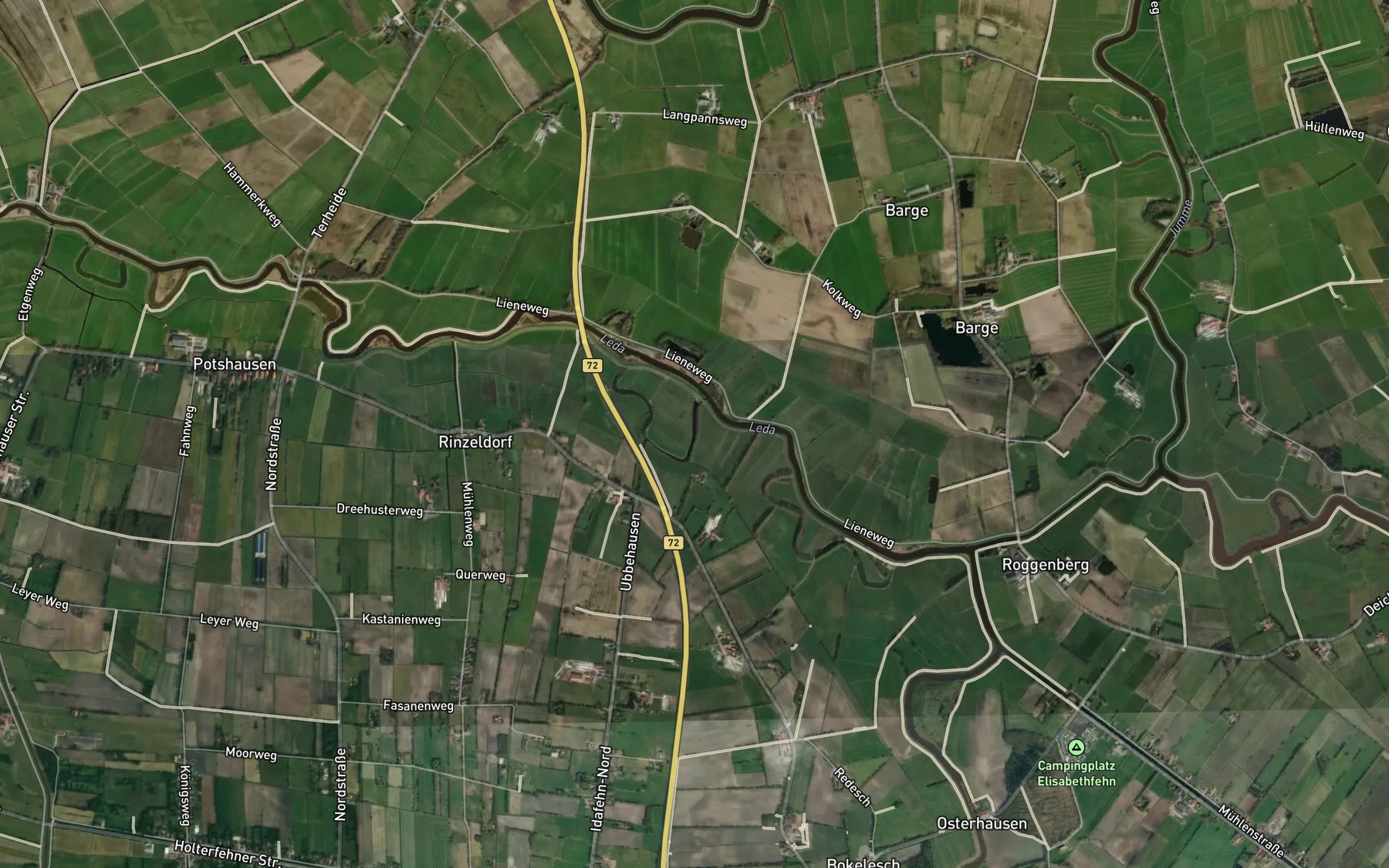 Satellite map of the Westkanal