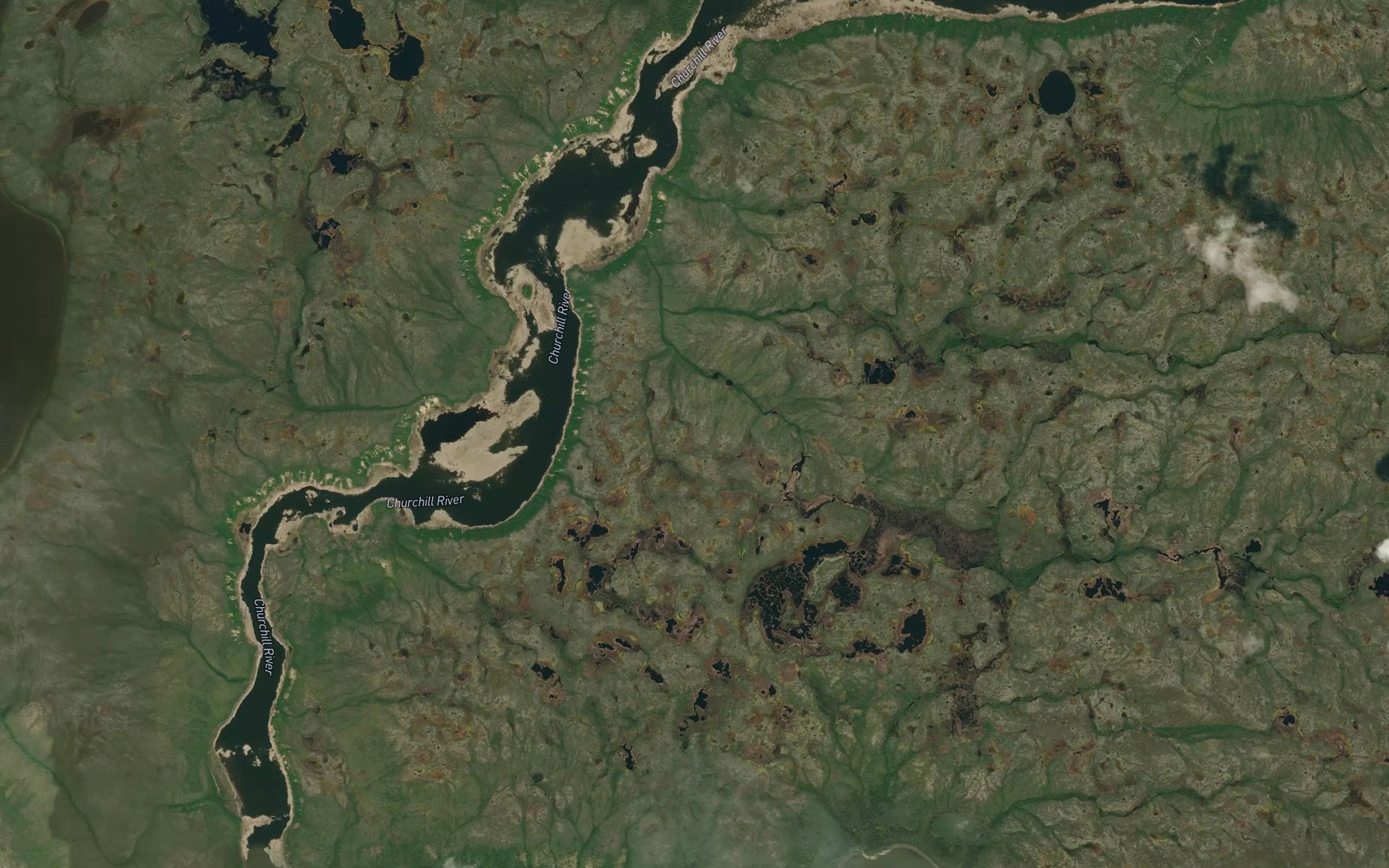 Satellite map of the The Fours