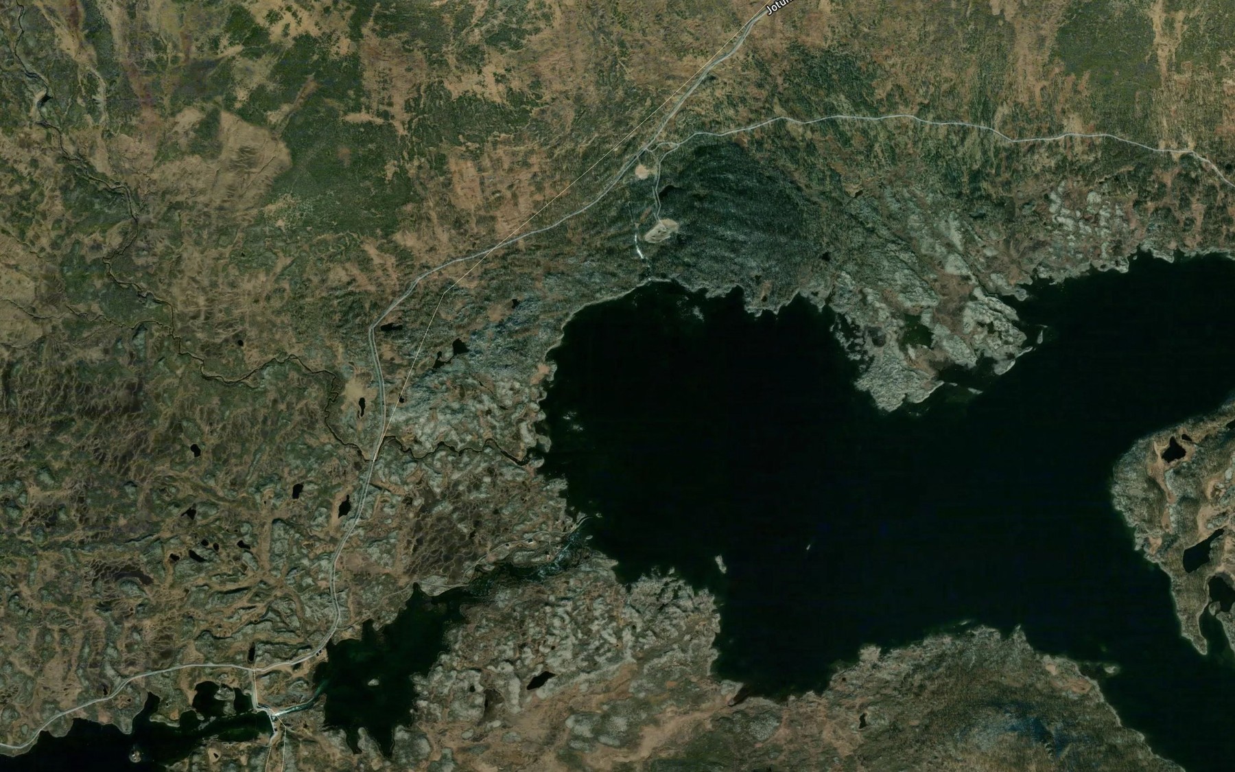 Satellite map of the Dora