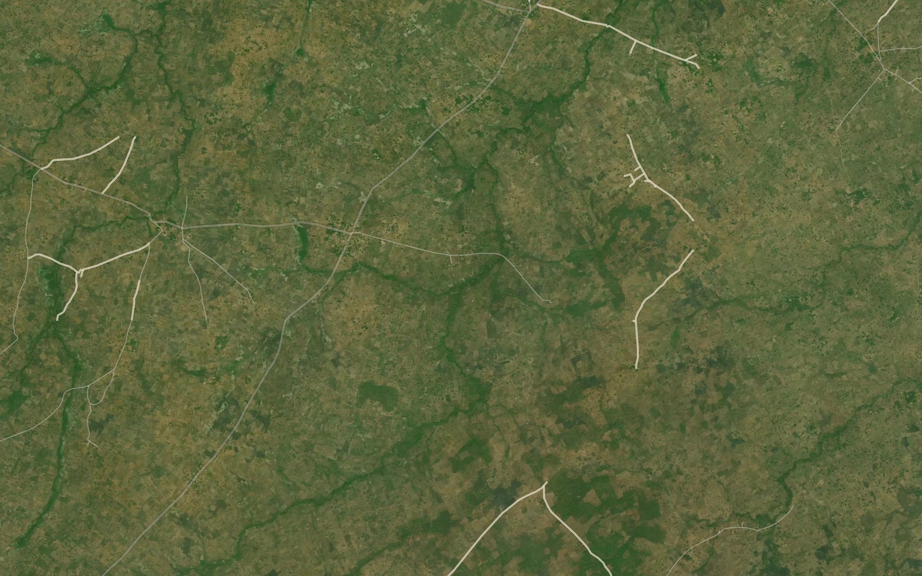 Satellite map of the River Ndeel