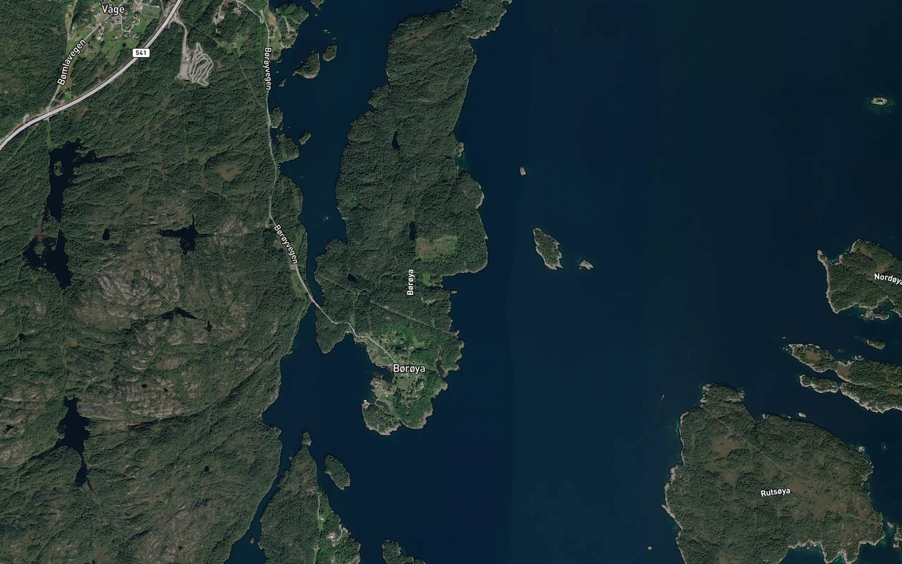 Satellite map of the Olsvik