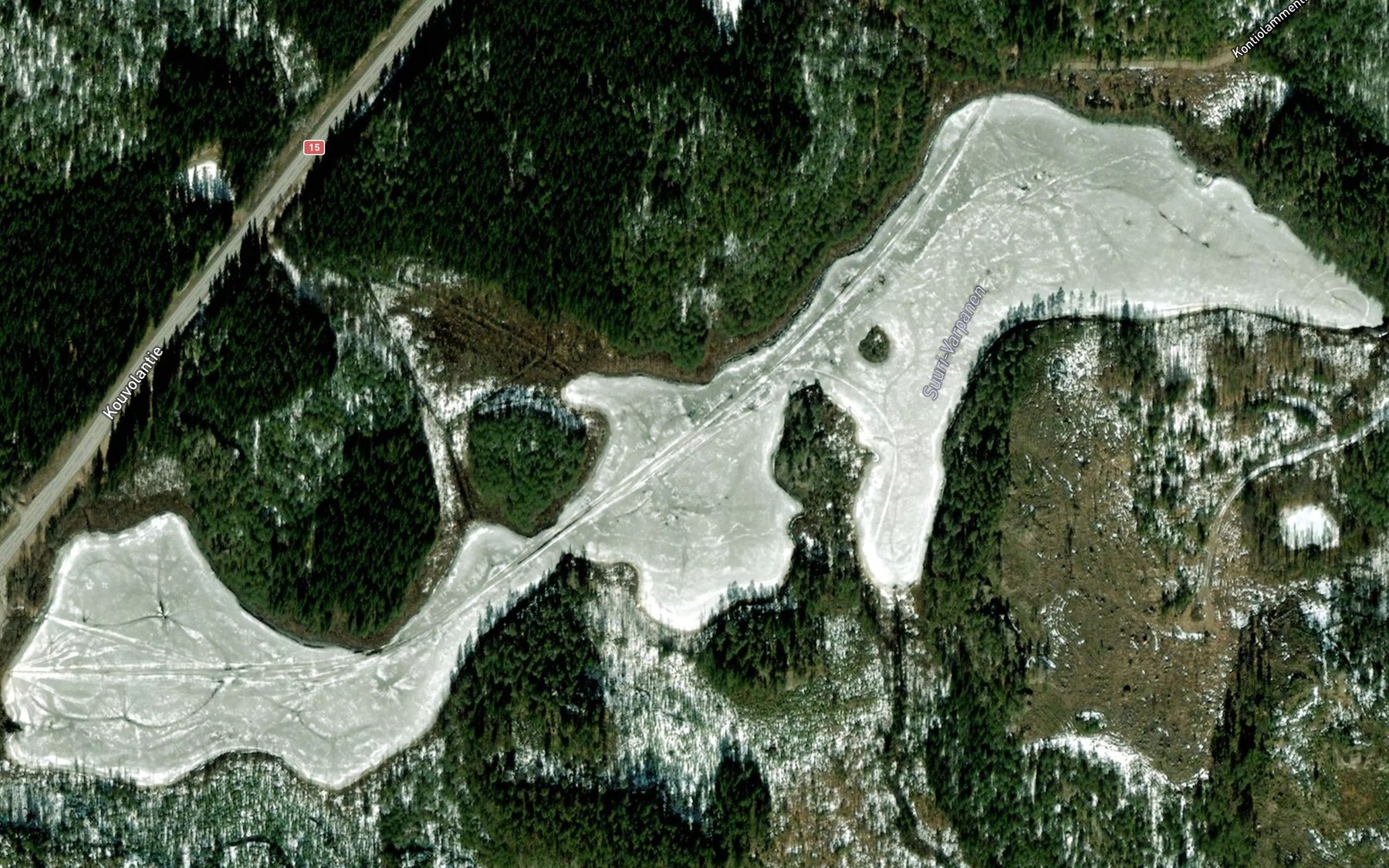 Satellite map of the Suuri-Varpanen