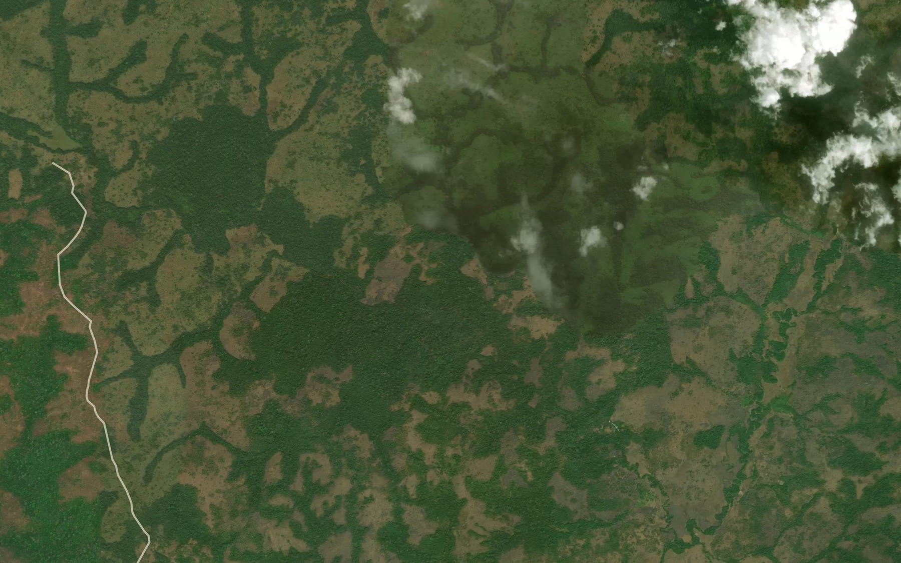 Satellite map of the Kongoti