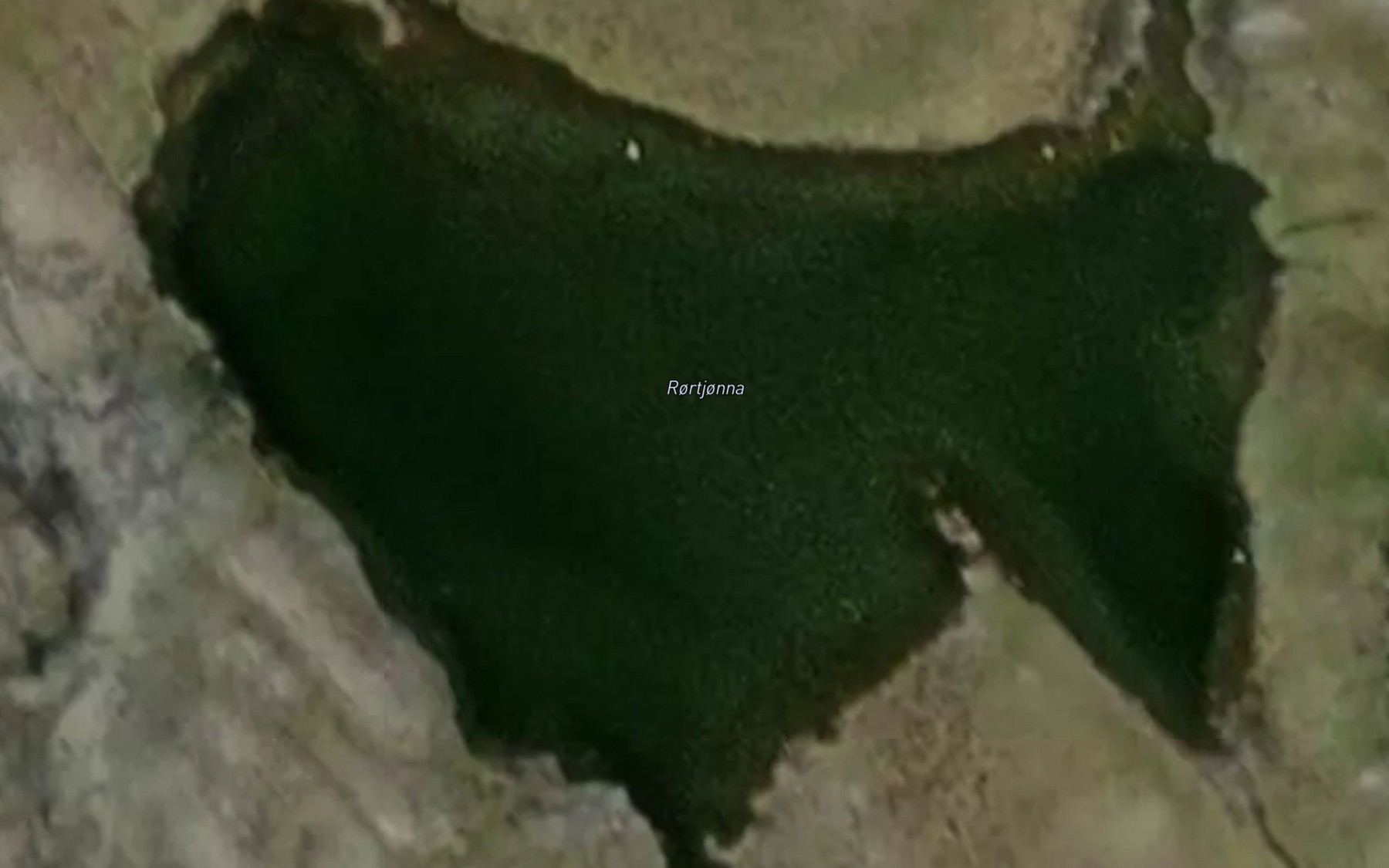 Satellite map of the Rortjonna