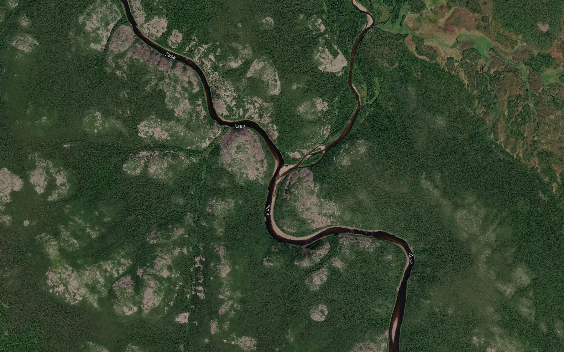 Satellite map of the Buvtykan