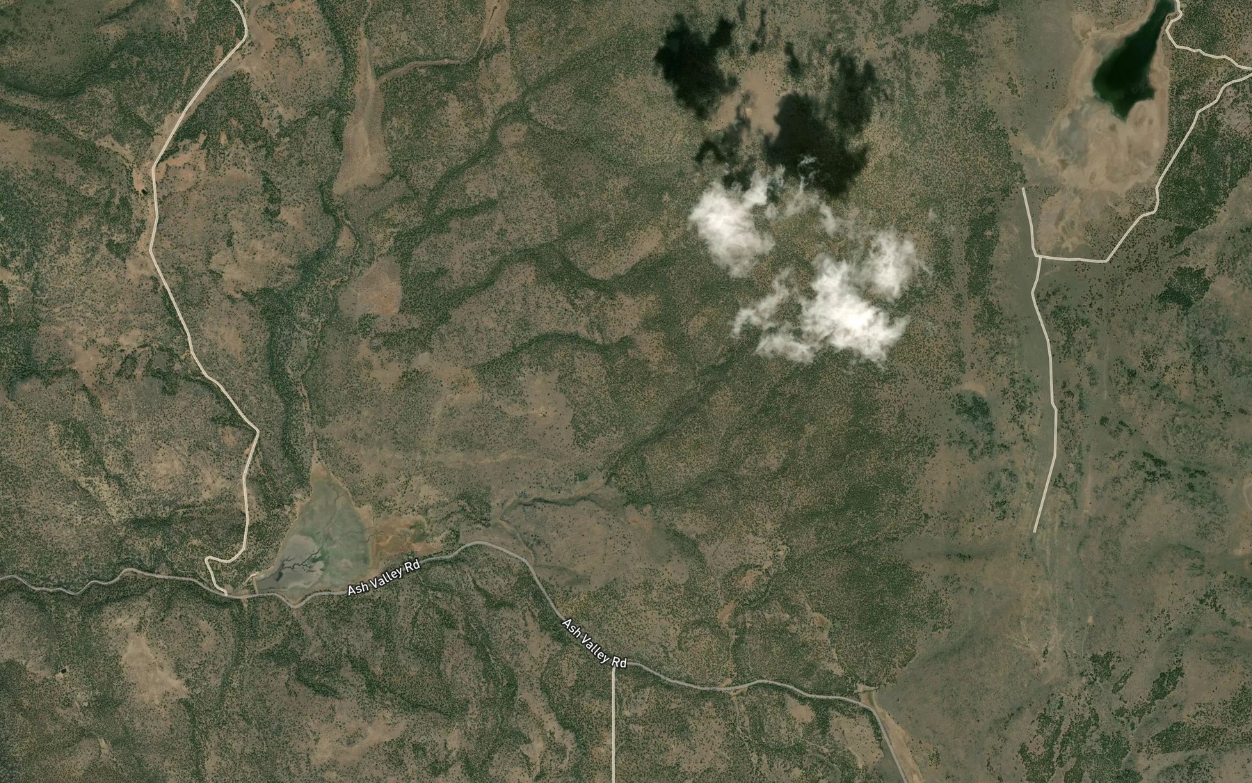 Satellite map of the J O B Spring