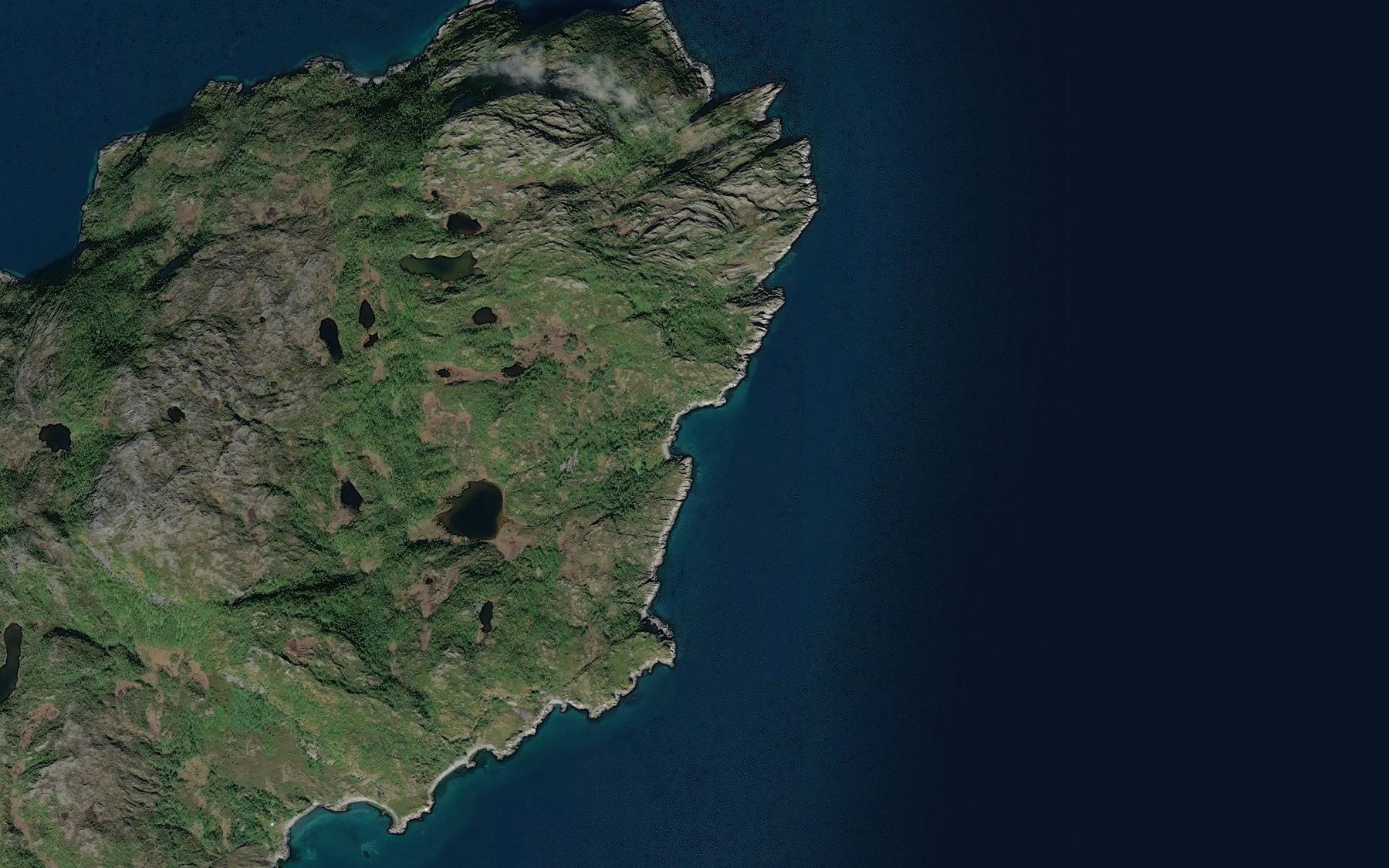Satellite map of the Seglnesbukta