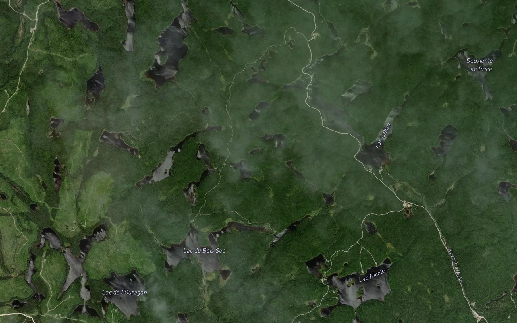 Satellite map of the Lac de la Soupe