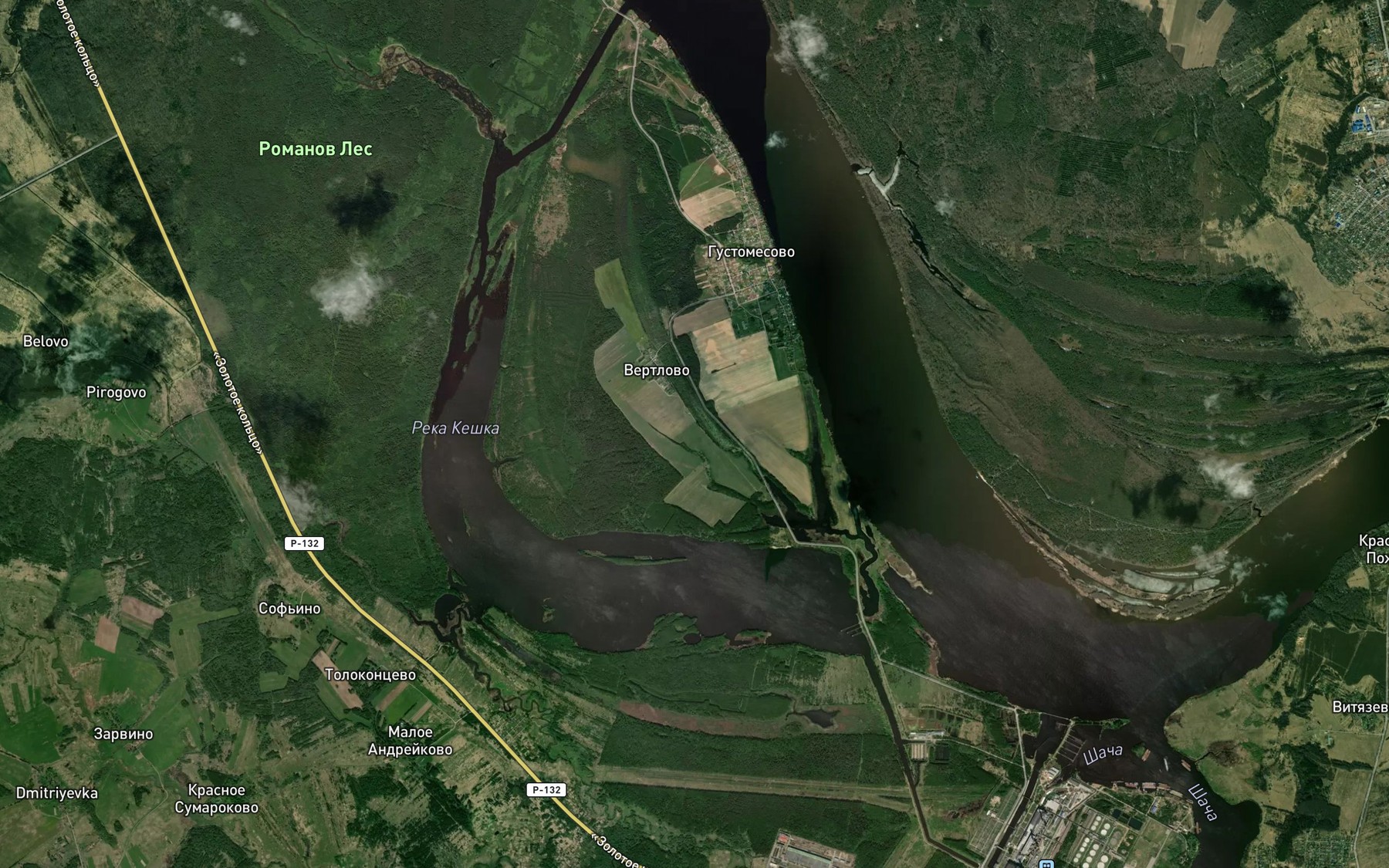 Satellite map of the Kera