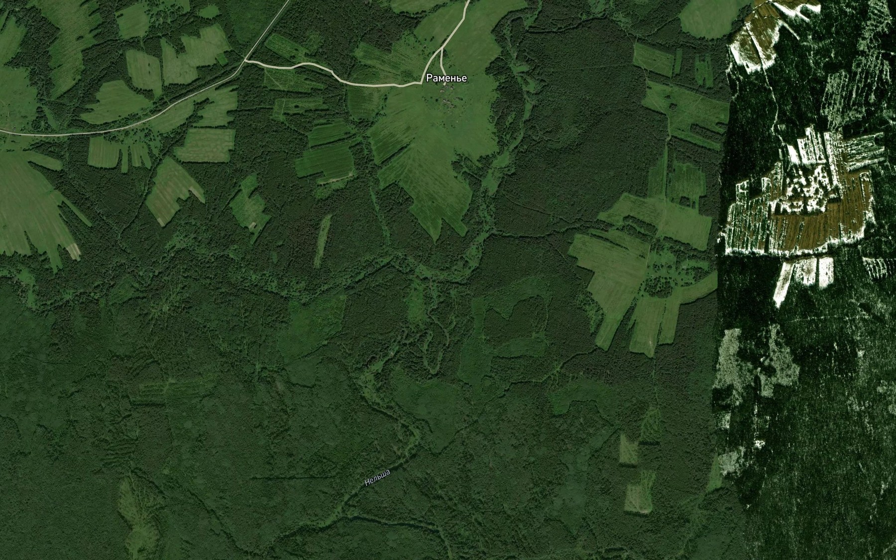 Satellite map of the Pas'ma