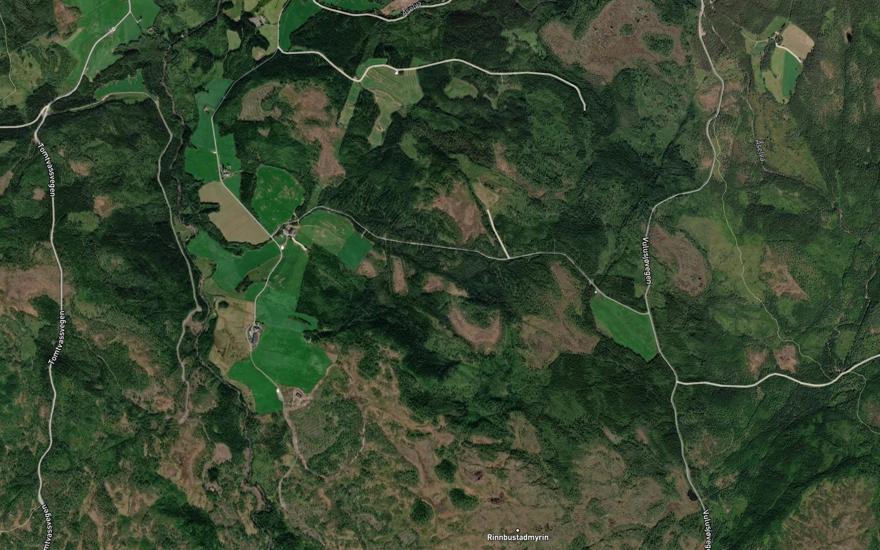 Satellite map of the Storbrannbekken