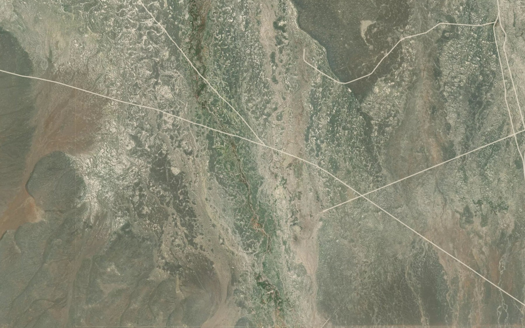 Satellite map of the Willow Creek