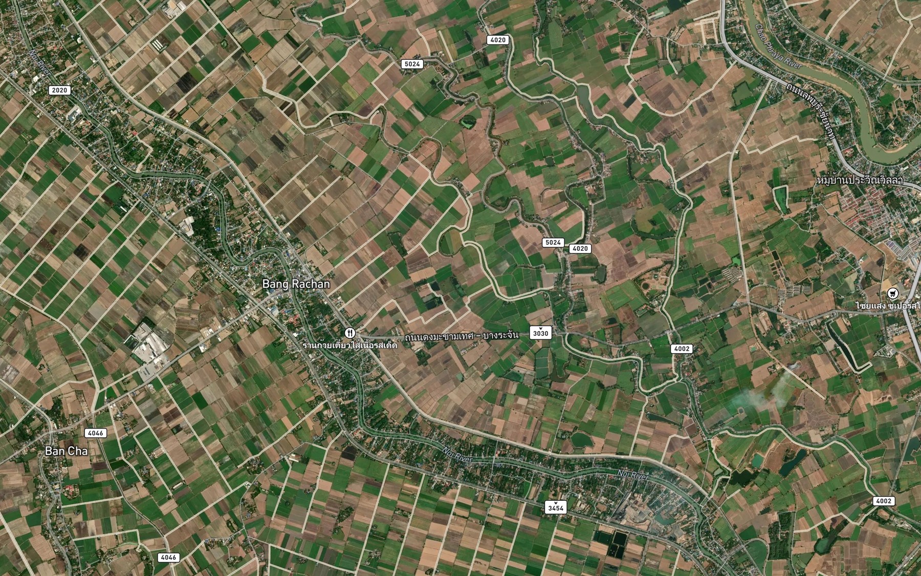 Satellite map of the Nong Sara Bun