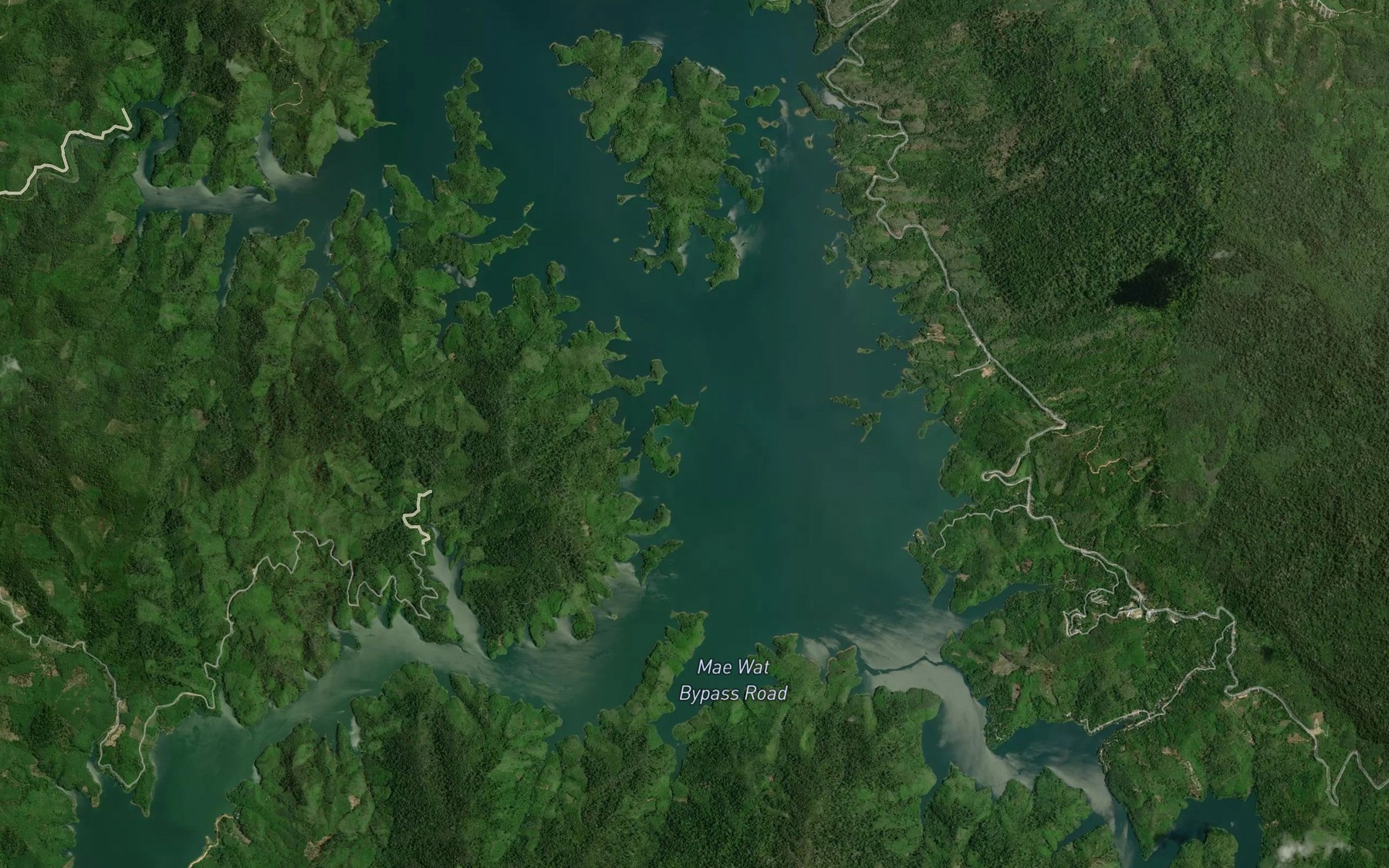 Satellite map of the Ang Kep Nam Khuean Bang Lang
