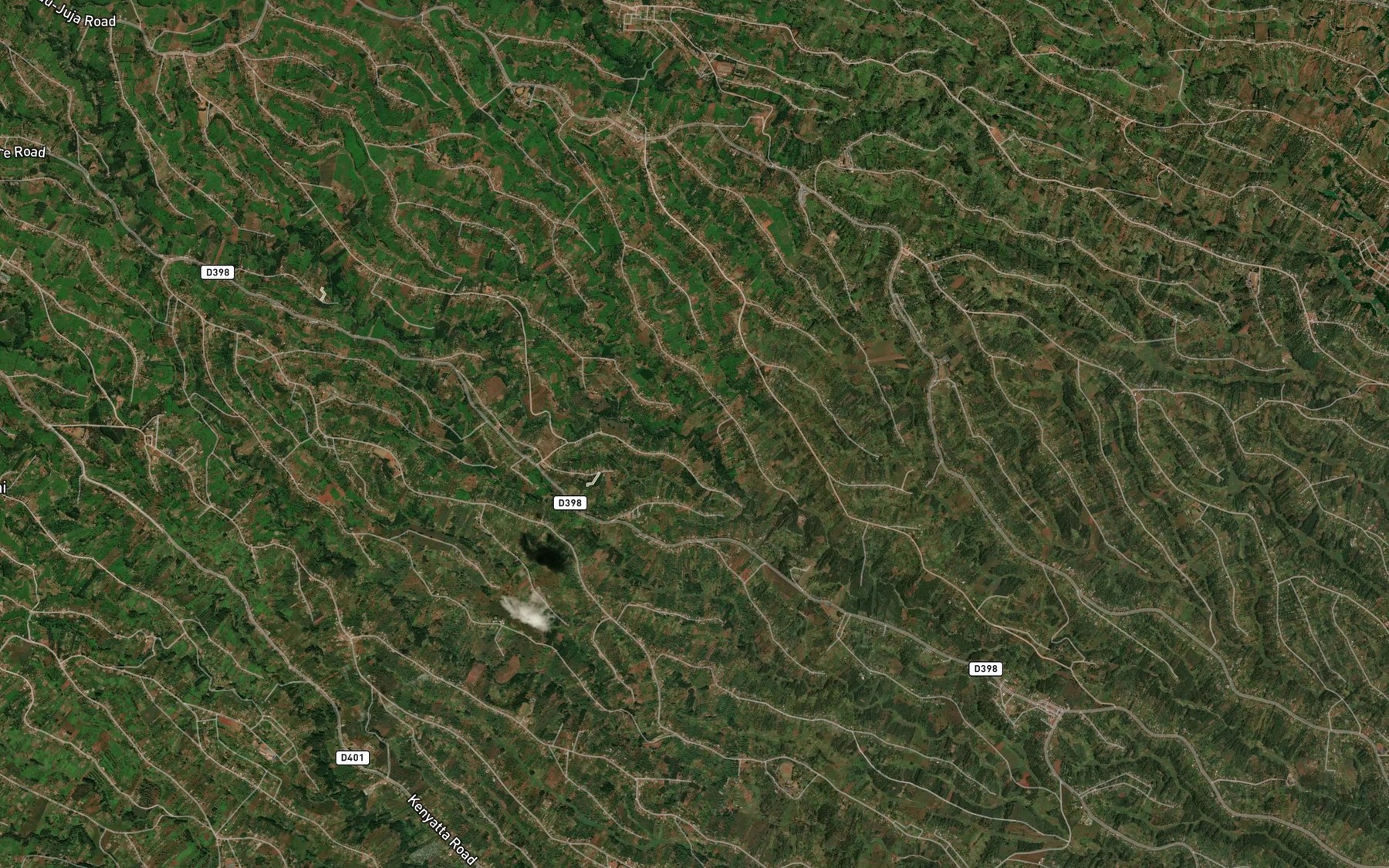 Satellite map of the Thiririka