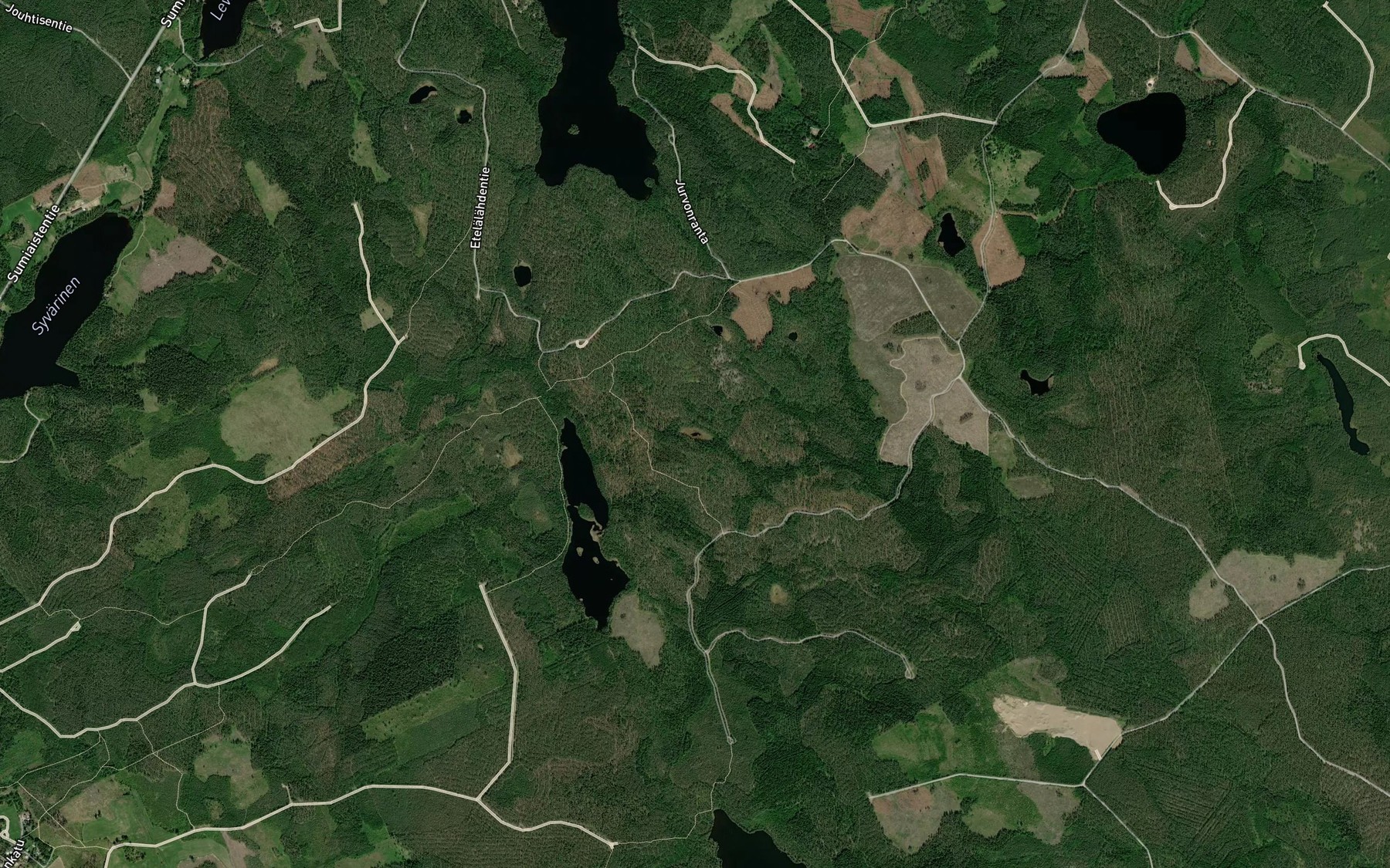 Satellite map of the Viijoinlampi
