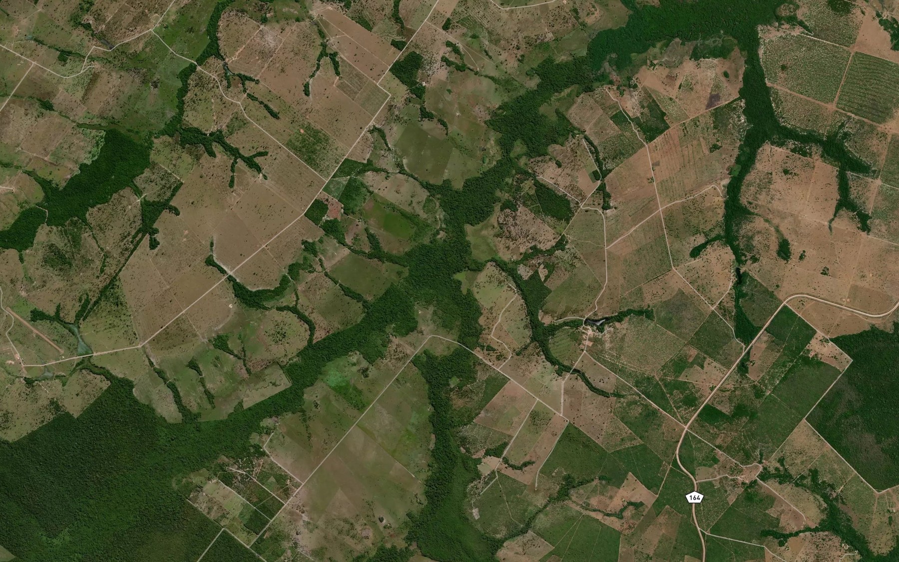 Satellite map of the Corrego Atoleiro