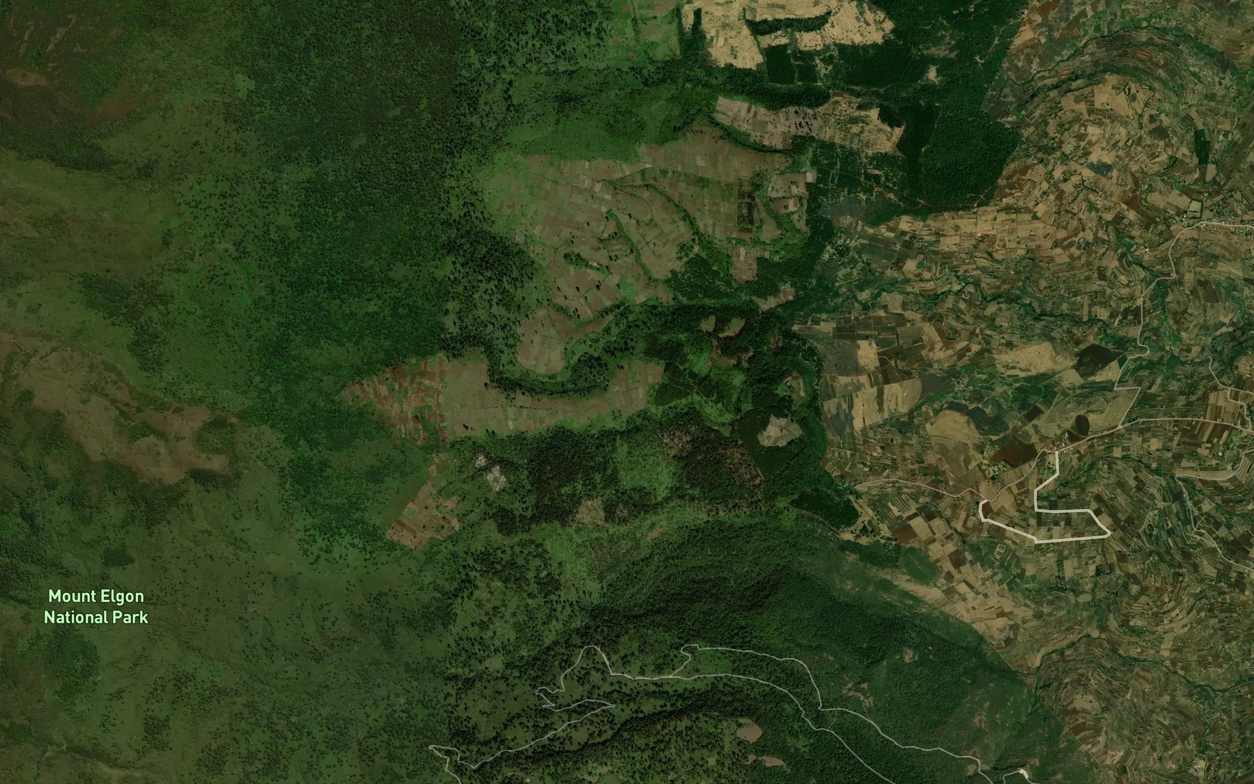 Satellite map of the Chekuri